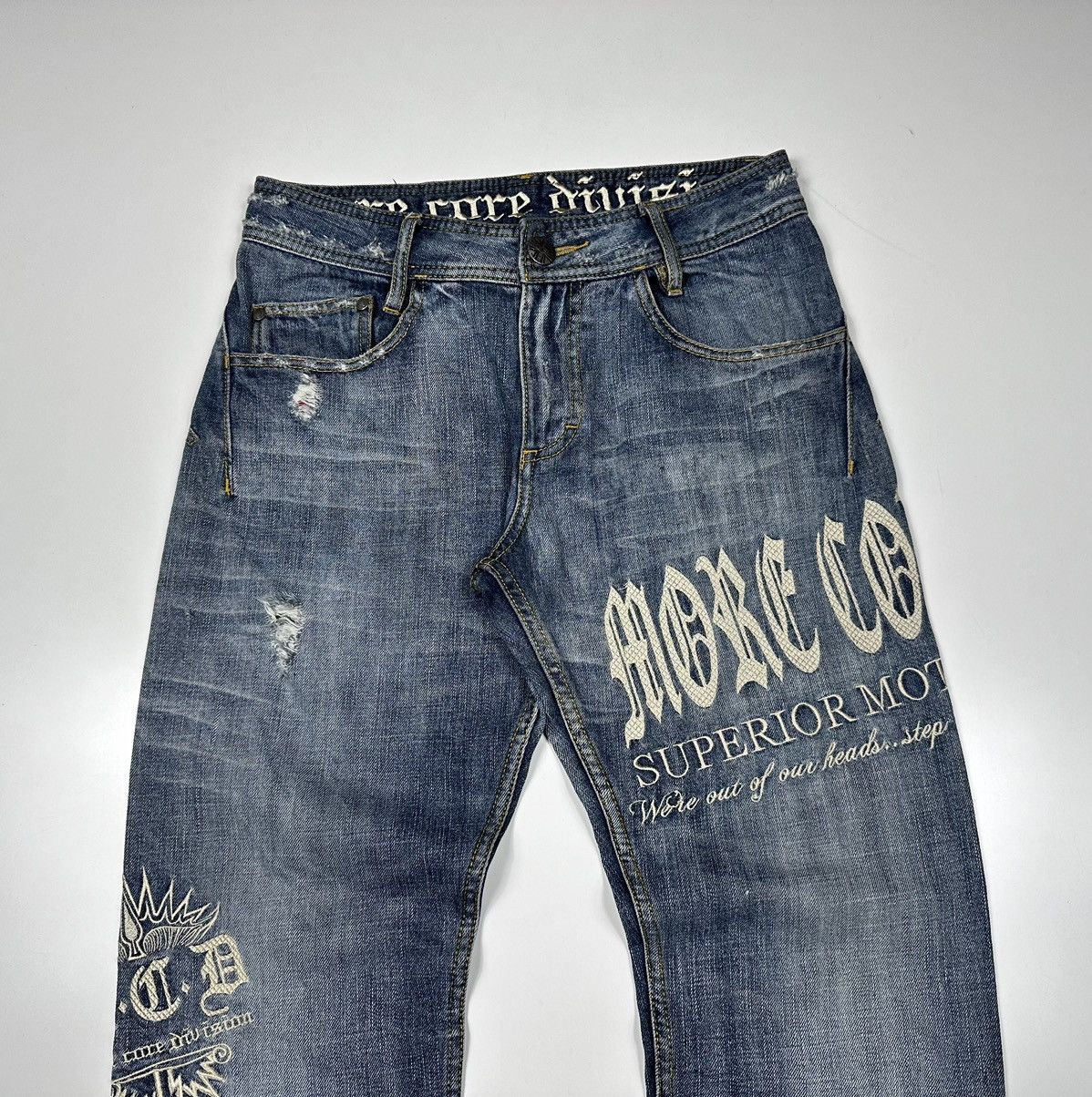5351 POUR LES HOMMES MCD Denim Jeans Size US 30 / EU 46 - 2 Thumbnail