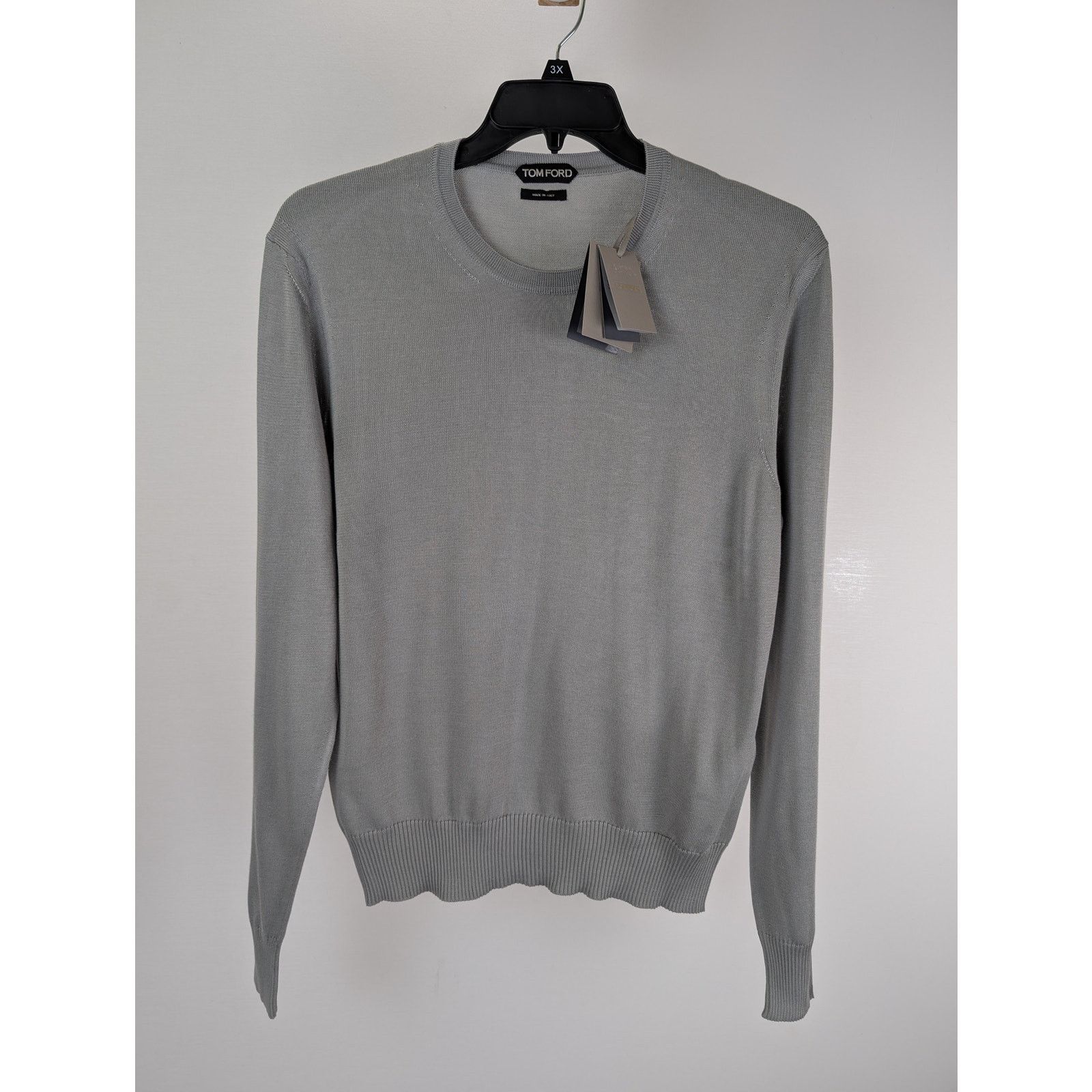 Tom Ford o1rshd1 Knitwear Sweatshirt Sweater in Grey Size US M / EU 48-50 / 2 - 2 Thumbnail
