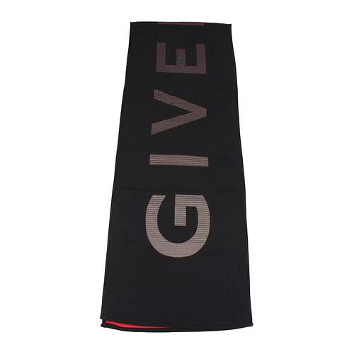 image of Givenchy Ob1O1E0324 Size-Os Scarves In Black, Men's