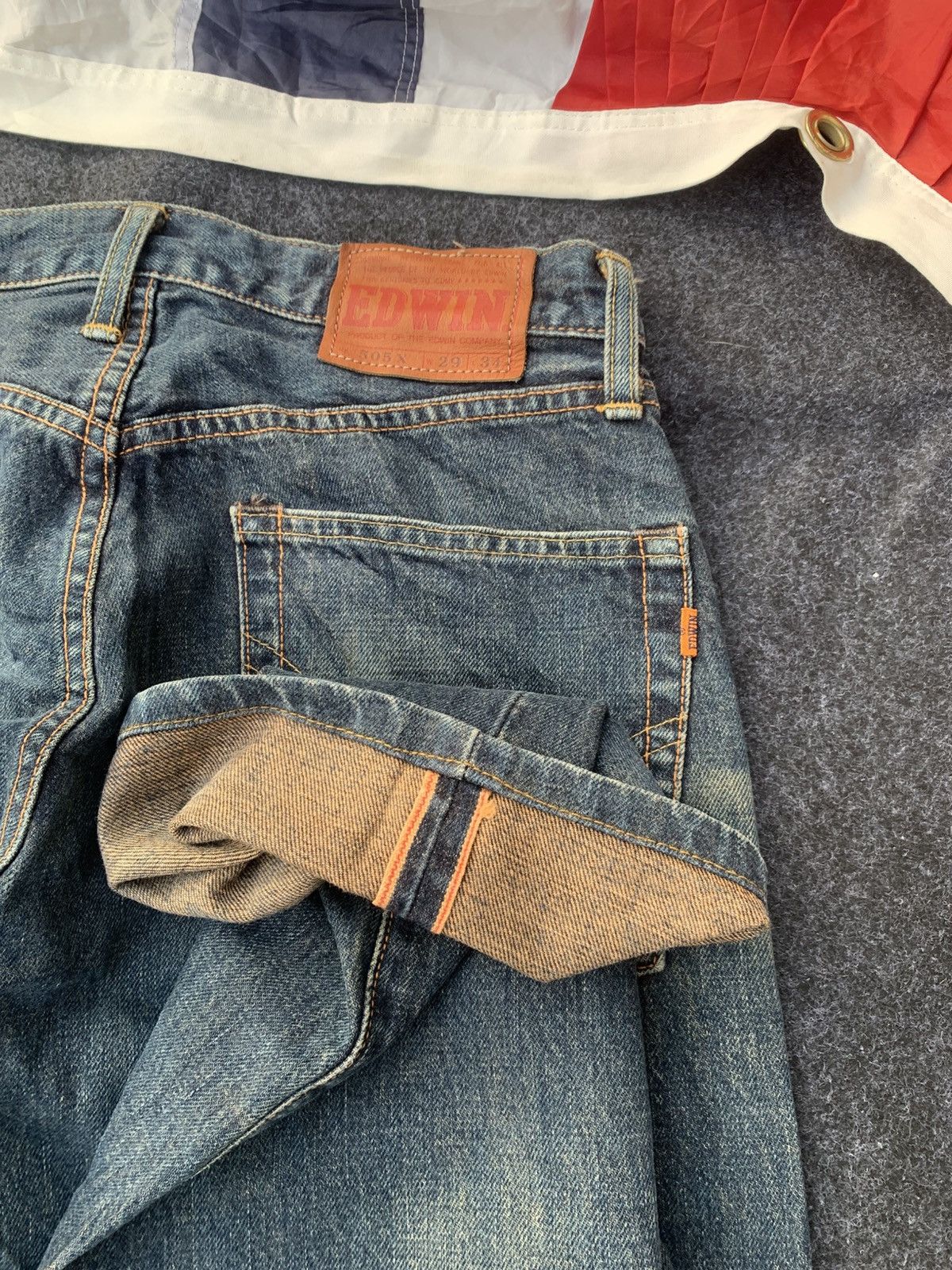 Edwin Vintage Edwin 505x selvedge made in Japan. Size US 28 / EU 44 - 3 Thumbnail