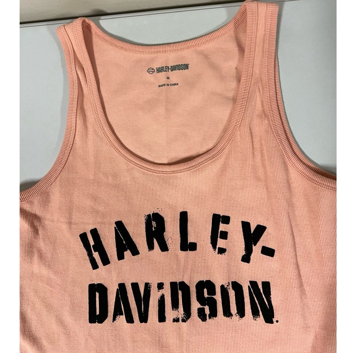 Harley Davidson Harley Davidson Logo Graphic Tank Top T-Shirt Tee Size M 🏍️✨ Size M / US 6-8 / IT 42-44 - 3 Thumbnail