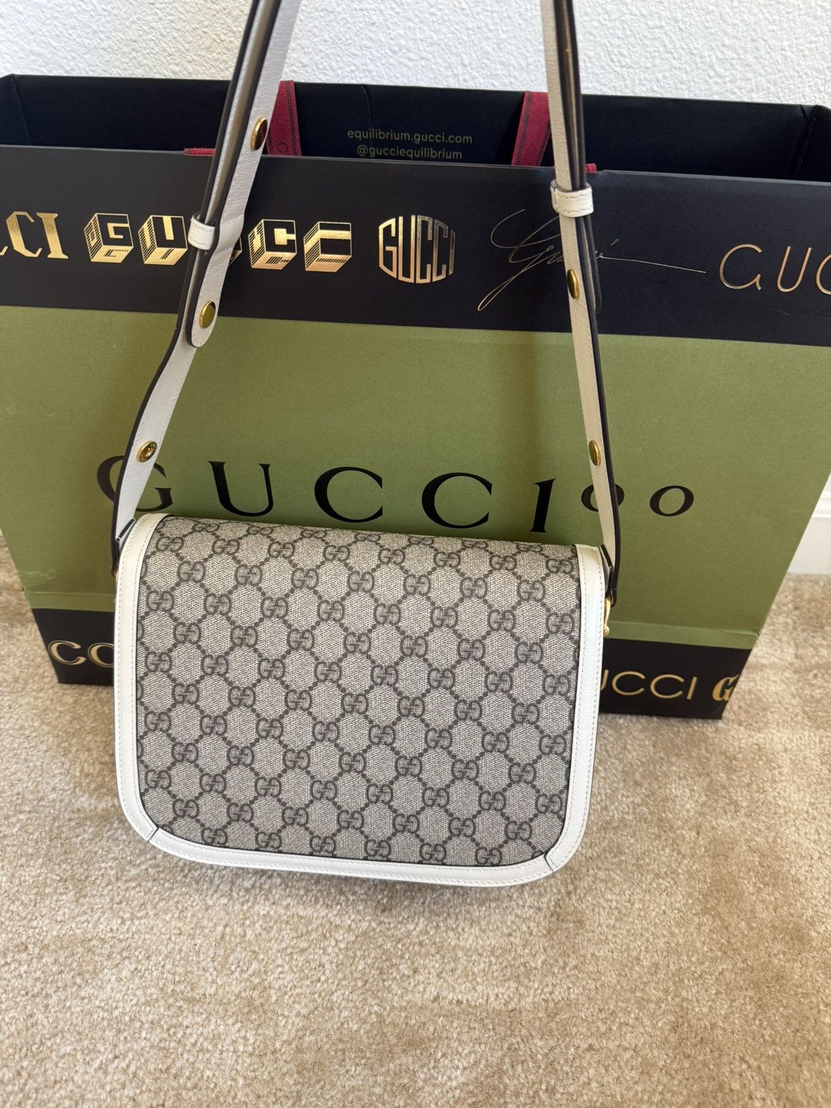 Gucci Gucci Horsebit 1955 Shoulder Bag Size ONE SIZE - 2 Thumbnail
