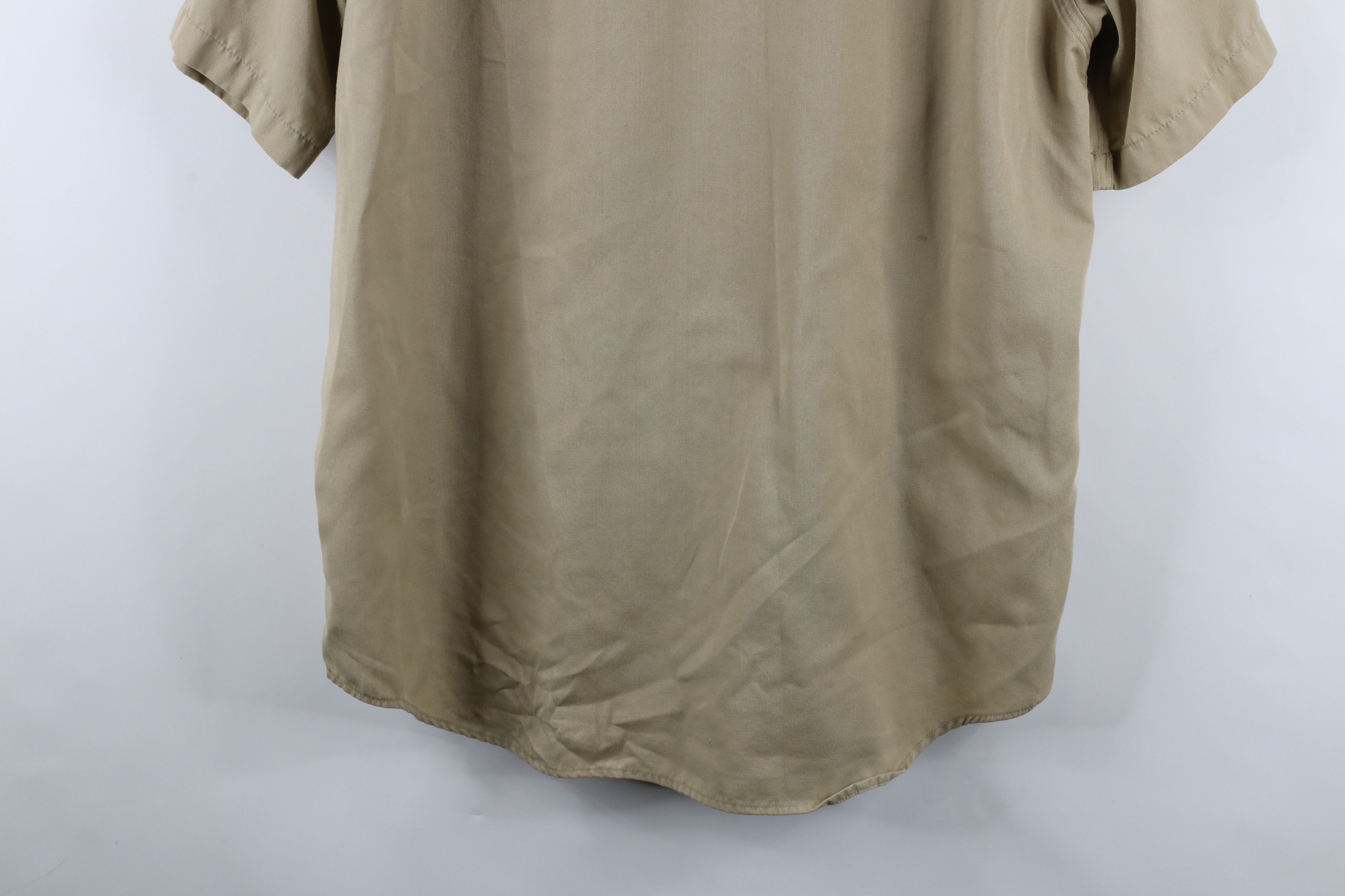Carhartt × Vintage Vintage 90s Carhartt Out Workwear Mechanic Button Shirt Size US XXL / EU 58 / 5 - 13 Thumbnail