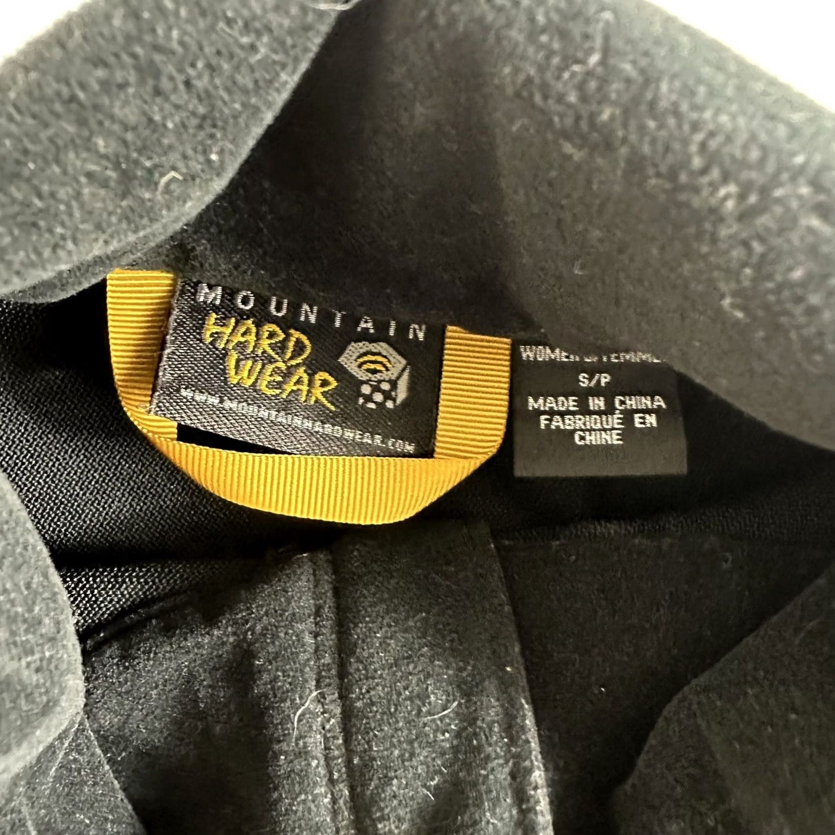 Mountain Hardwear MOUNTAIN HARDWARE Black Soft Shell Jacket Women Size Small Fleeced Lined Jacket Size S / US 4 / IT 40 - 7 Thumbnail