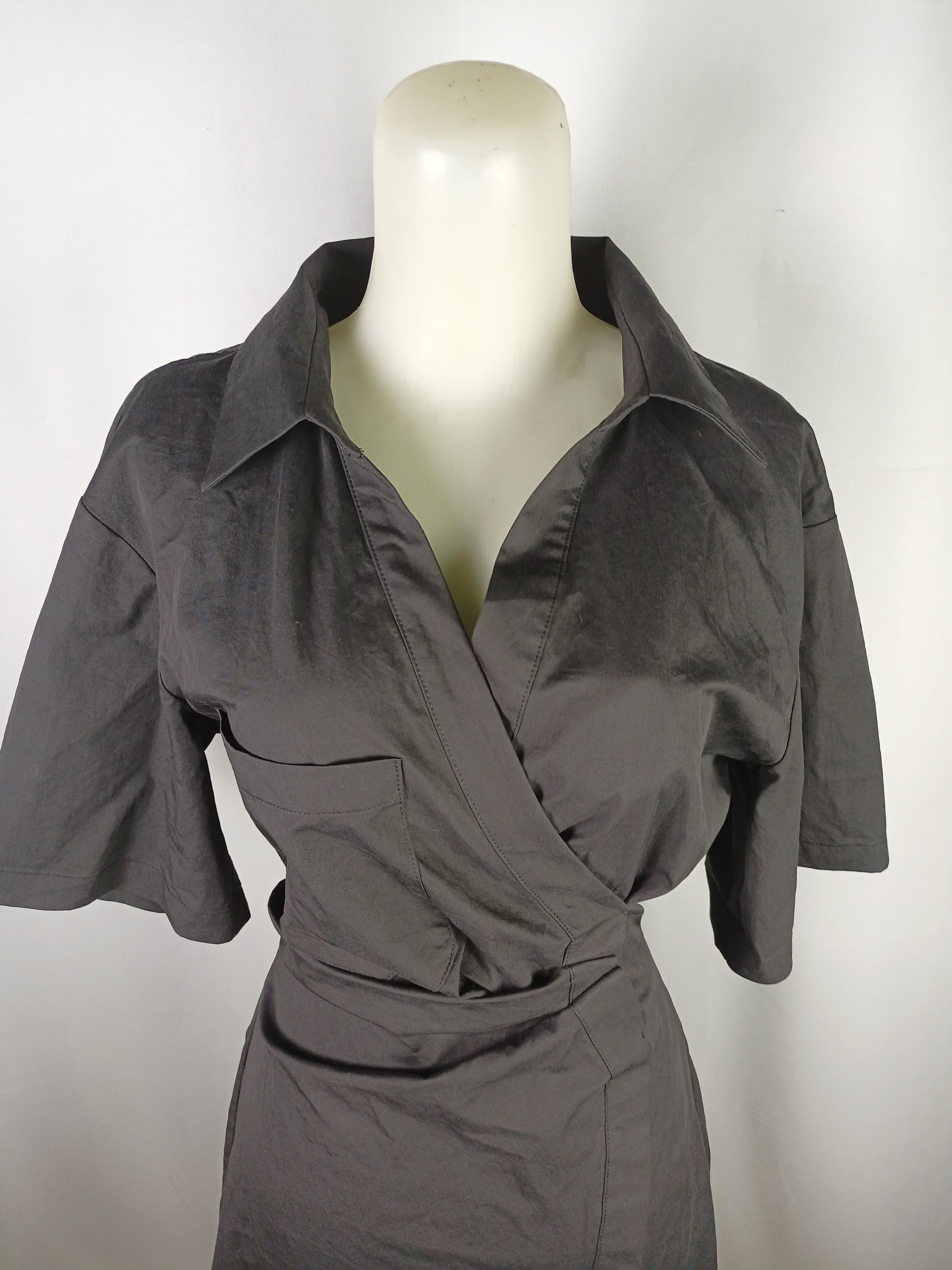 If Six Was Nine × Le Grande Bleu (L.G.B.) × Zara ZARA Black Casual Dress Size XS / US 0-2 / IT 36-38 - 2 Thumbnail