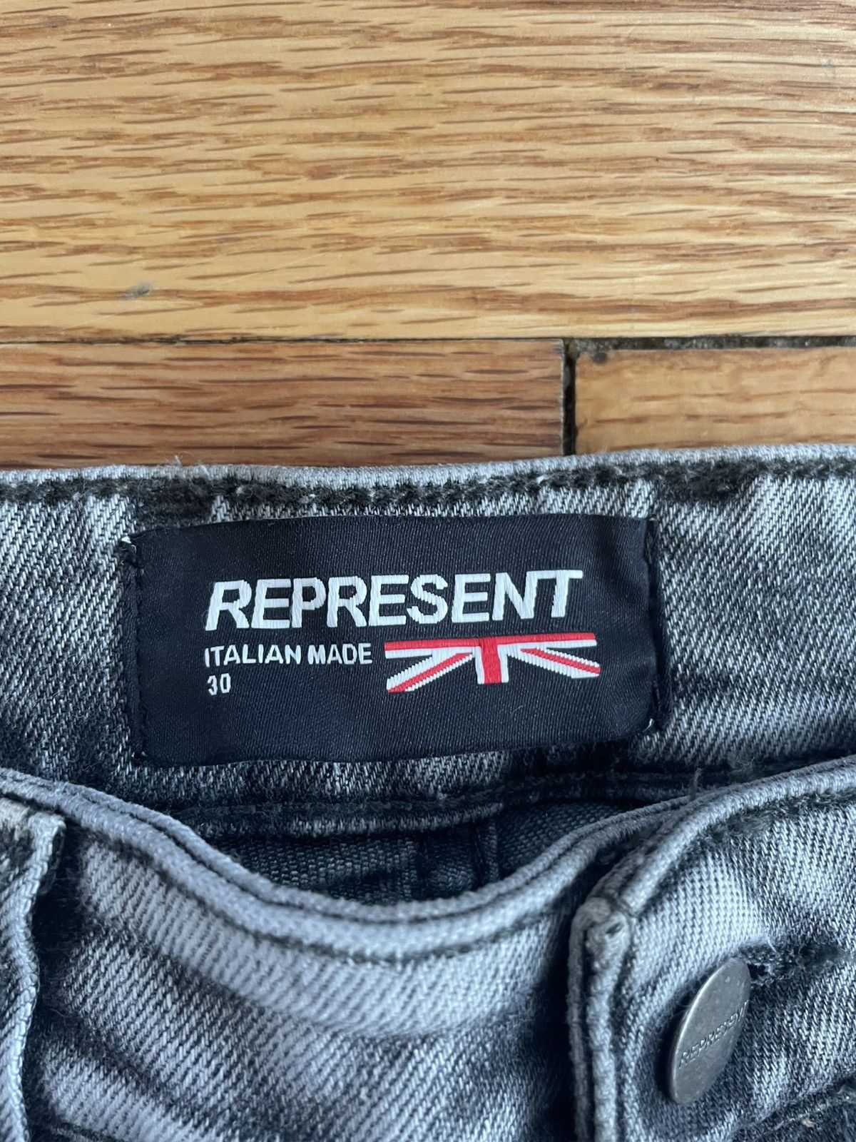 Represent Clo. Distressed Denim - Acid Grey Size US 30 / EU 46 - 2 Thumbnail