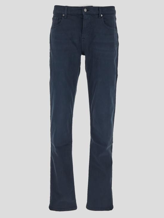7 For All Mankind 7 FOR ALL MANKIND Men Denim Pants JSMXC130SE Blue Size US 32 / EU 48 - 1 Thumbnail