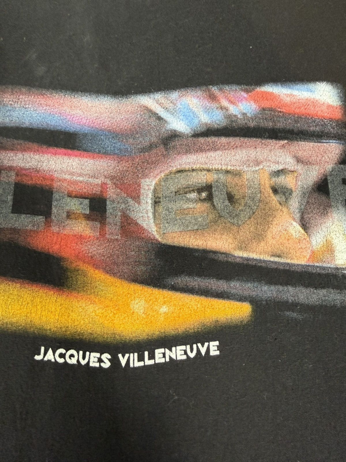 Vintage Rare 90s Vintage Jacques Villeneuve Canadian Racer T-Shirt Size US XL / EU 56 / 4 - 3 Thumbnail