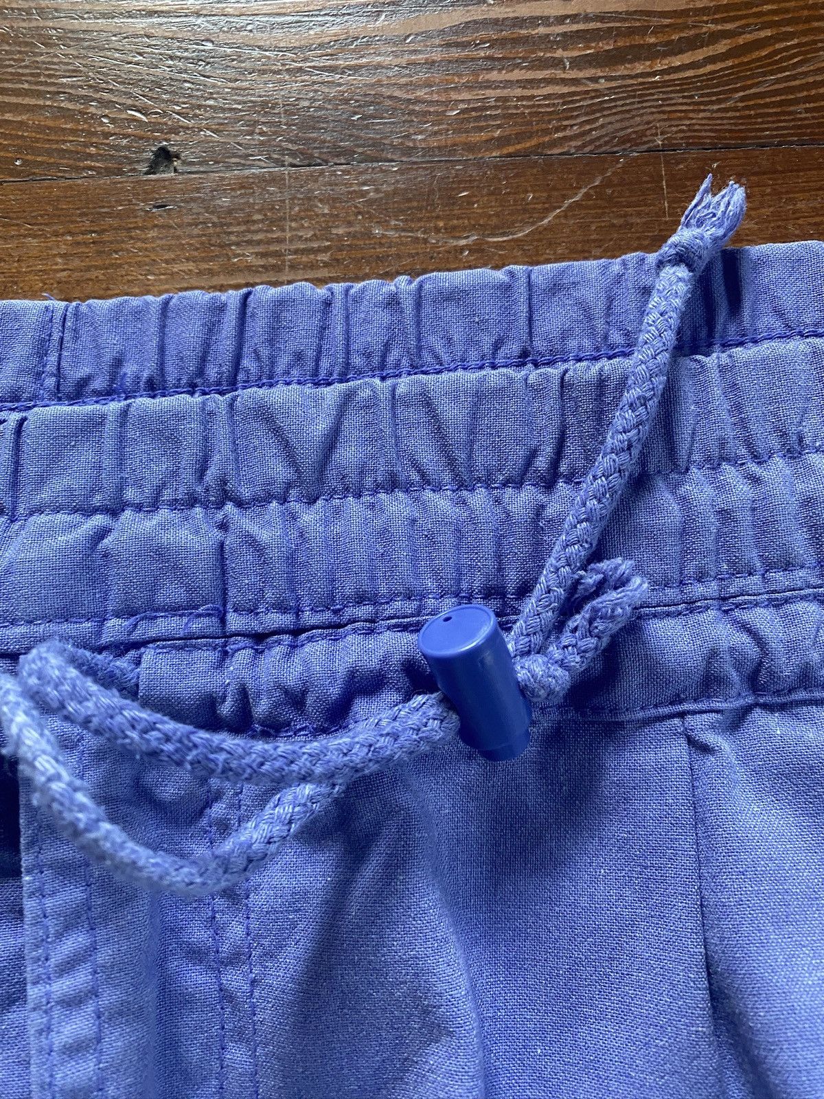 Bugle Boy × Vintage Vintage 80’s Bugle Boy Purple Wide Leg Cargo Shorts Size US 38 / EU 54 - 9 Thumbnail