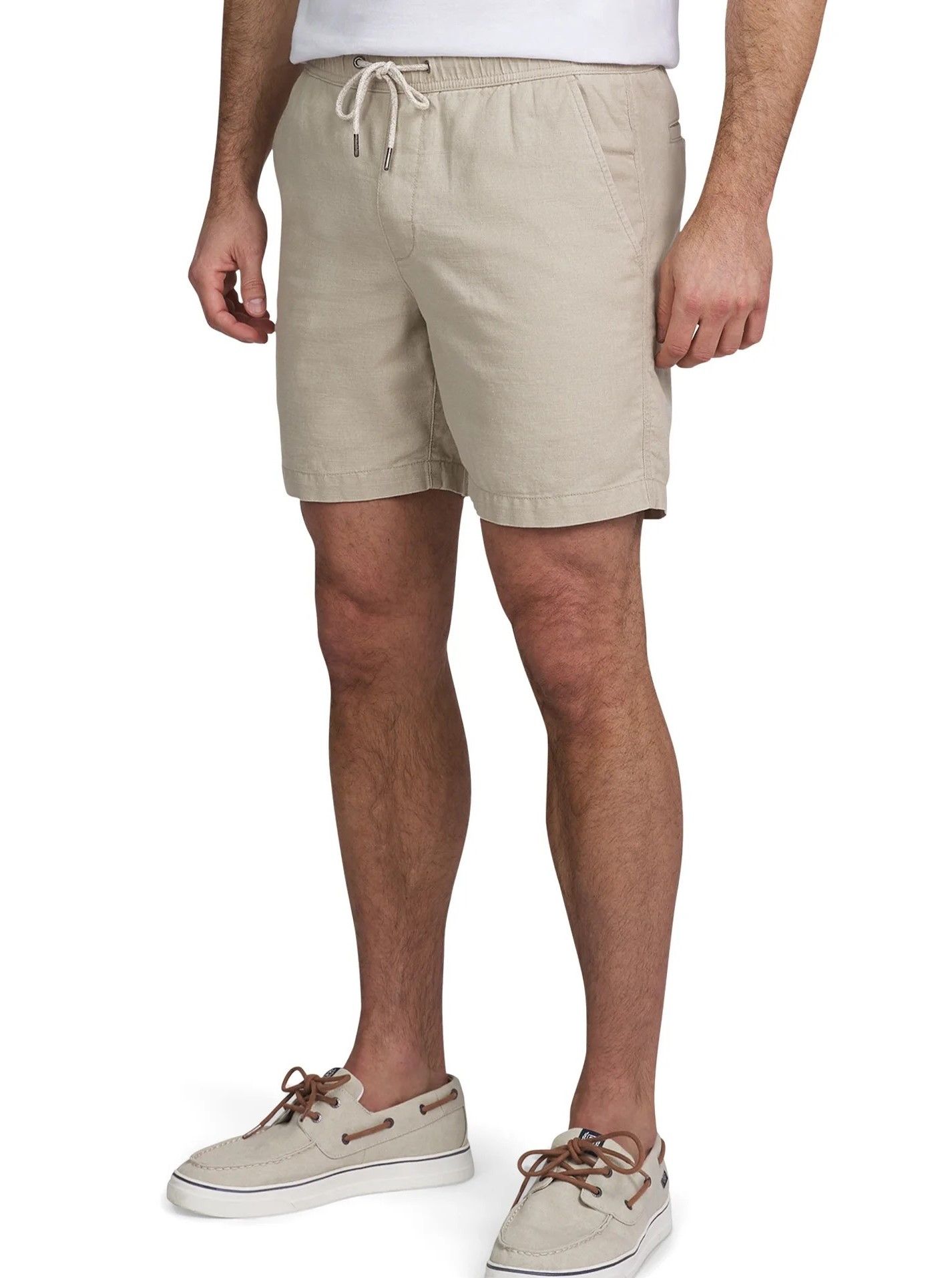 Chaps Ralph Lauren Chaps Men's & Big Seacoast wash Linen blend pull on short Size US 40 / EU 56 - 3 Thumbnail