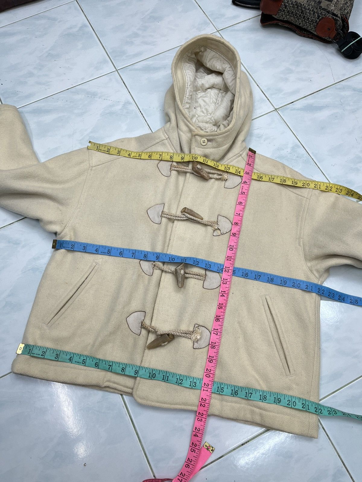 Issey Miyake 🔥🔥🔥ARCHIVE VTG ISSEY MIYAKE HOODIE DUFFLE CROP JACKET Size M / US 6-8 / IT 42-44 - 15 Thumbnail