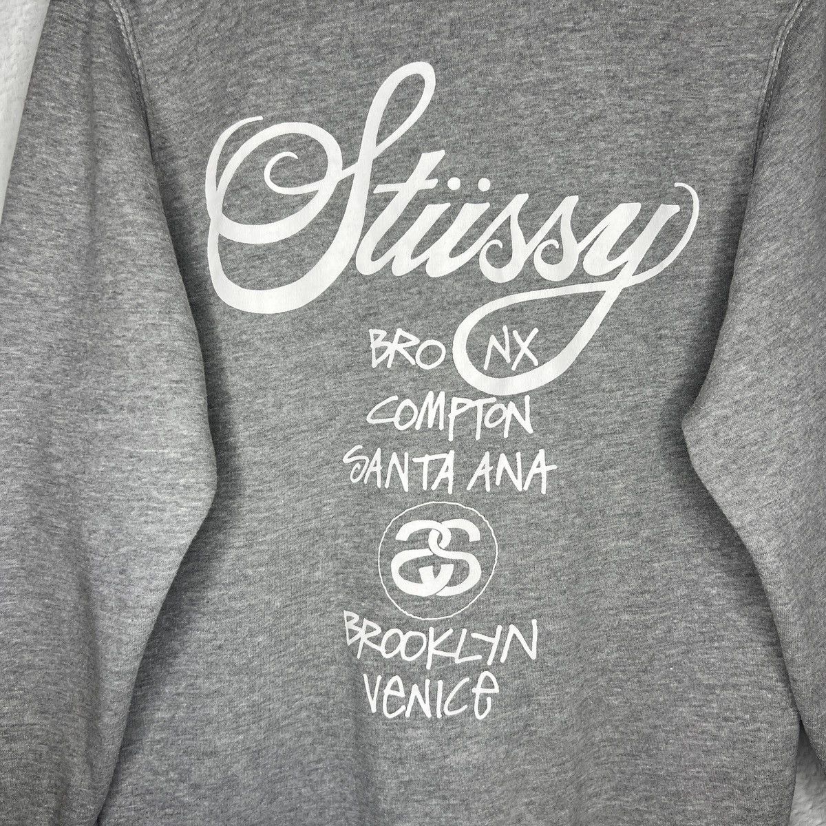 Stussy Vintage Stussy Sweatshirt Double Sided Print World Tour Size US M / EU 48-50 / 2 - 8 Thumbnail