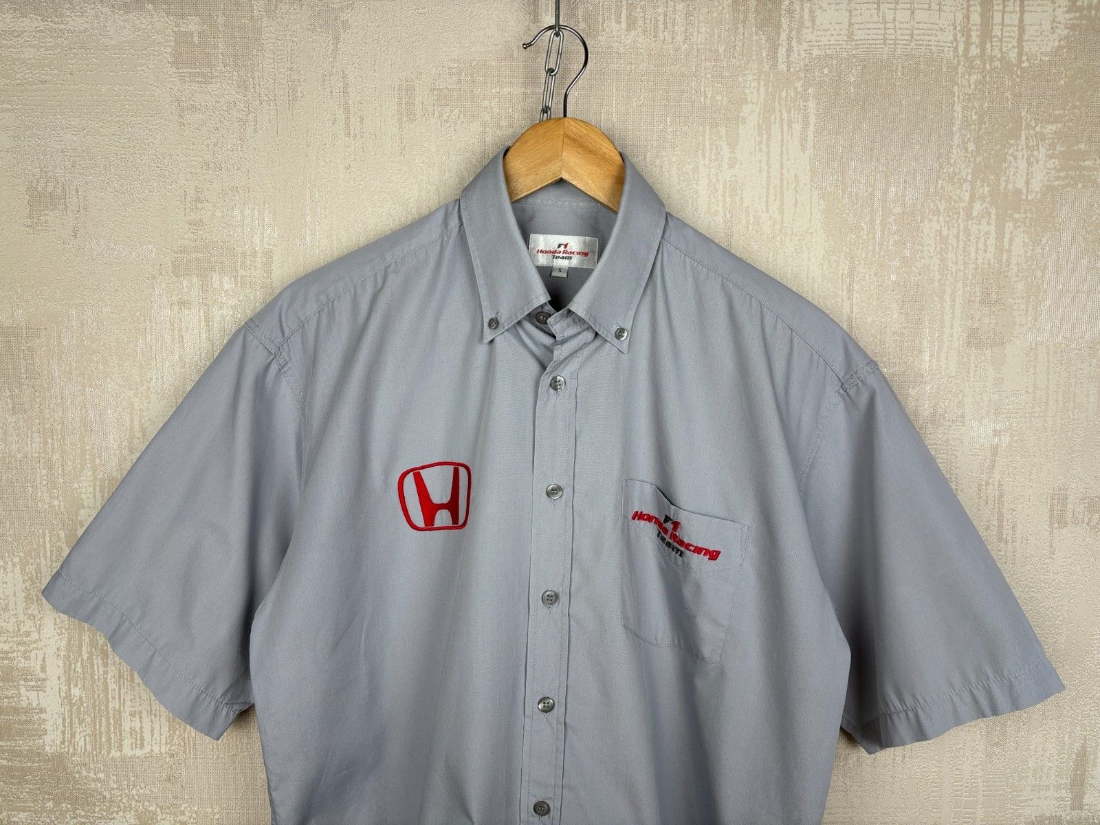 Honda Vintage Honda Racing Team F1 Short Sleeve Shirt Relaxed Fit Size US S / EU 44-46 / 1 - 5 Thumbnail