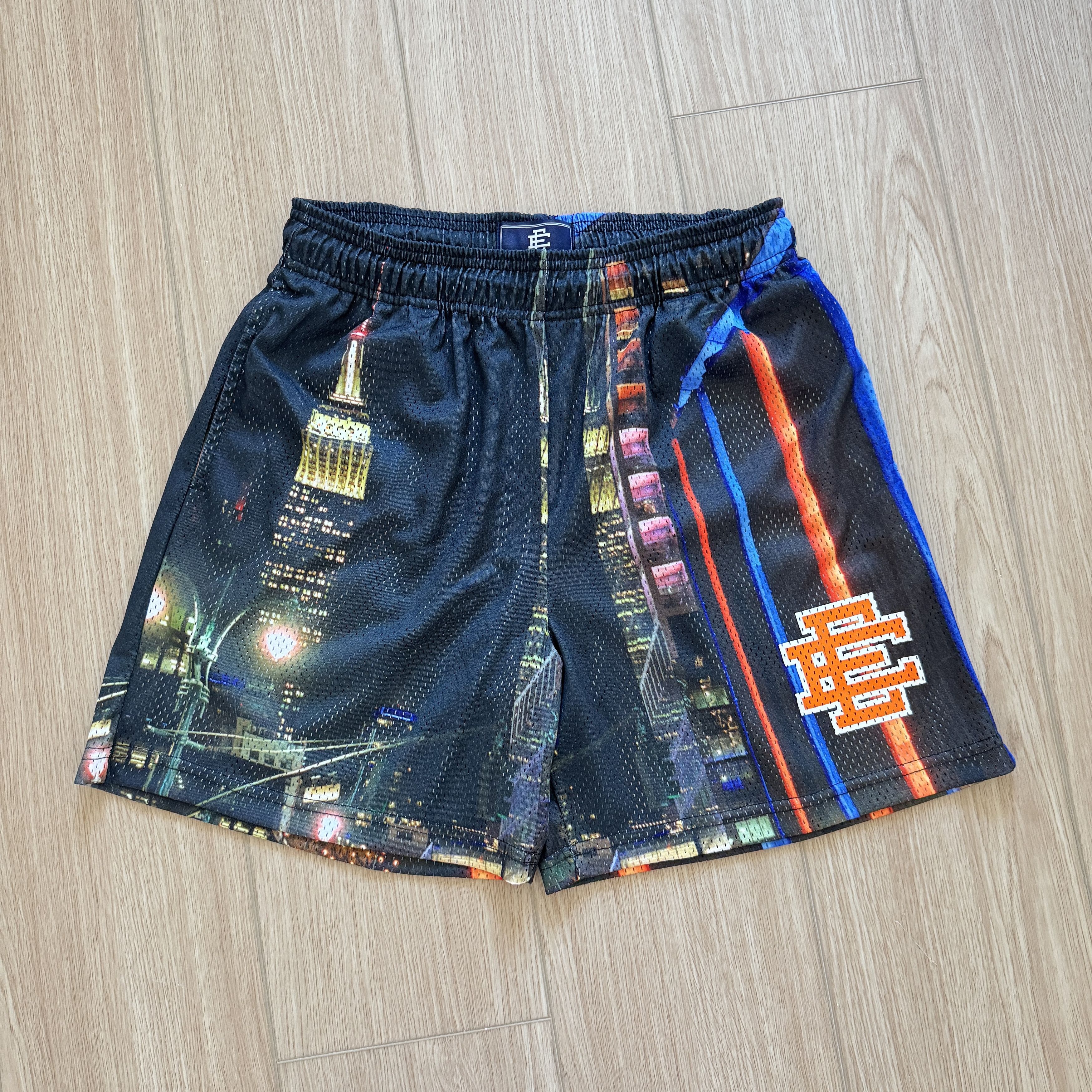 Eric Emanuel EE Basic Shorts Knicks Empire State Building Skyline 