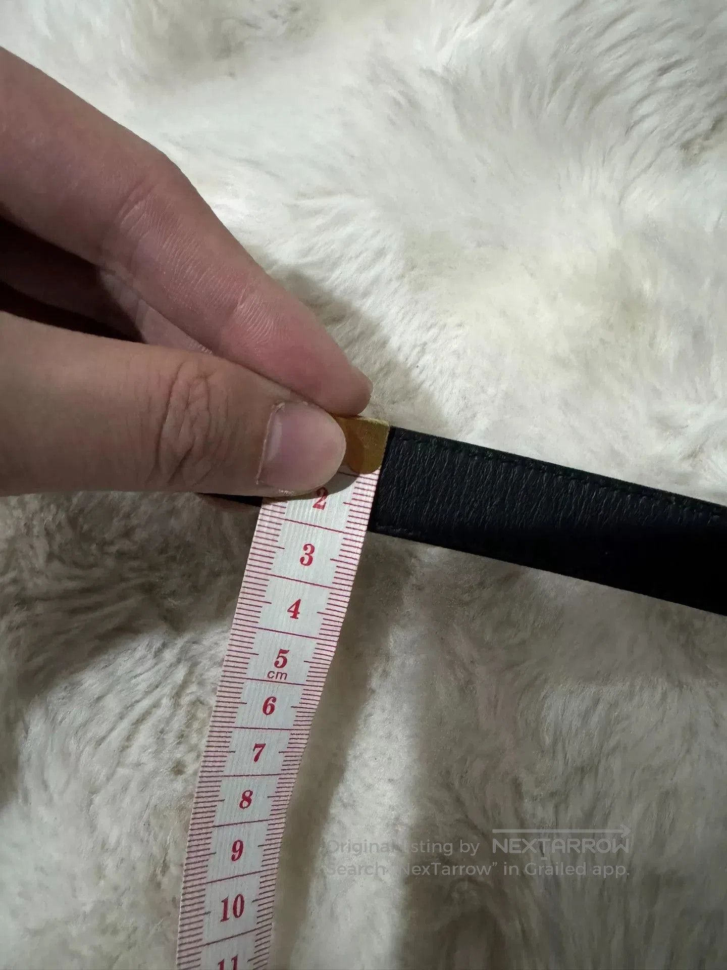Yves Saint Laurent Saint Laurent Black Silver Logo Belt 85. Size ONE SIZE - 7 Thumbnail