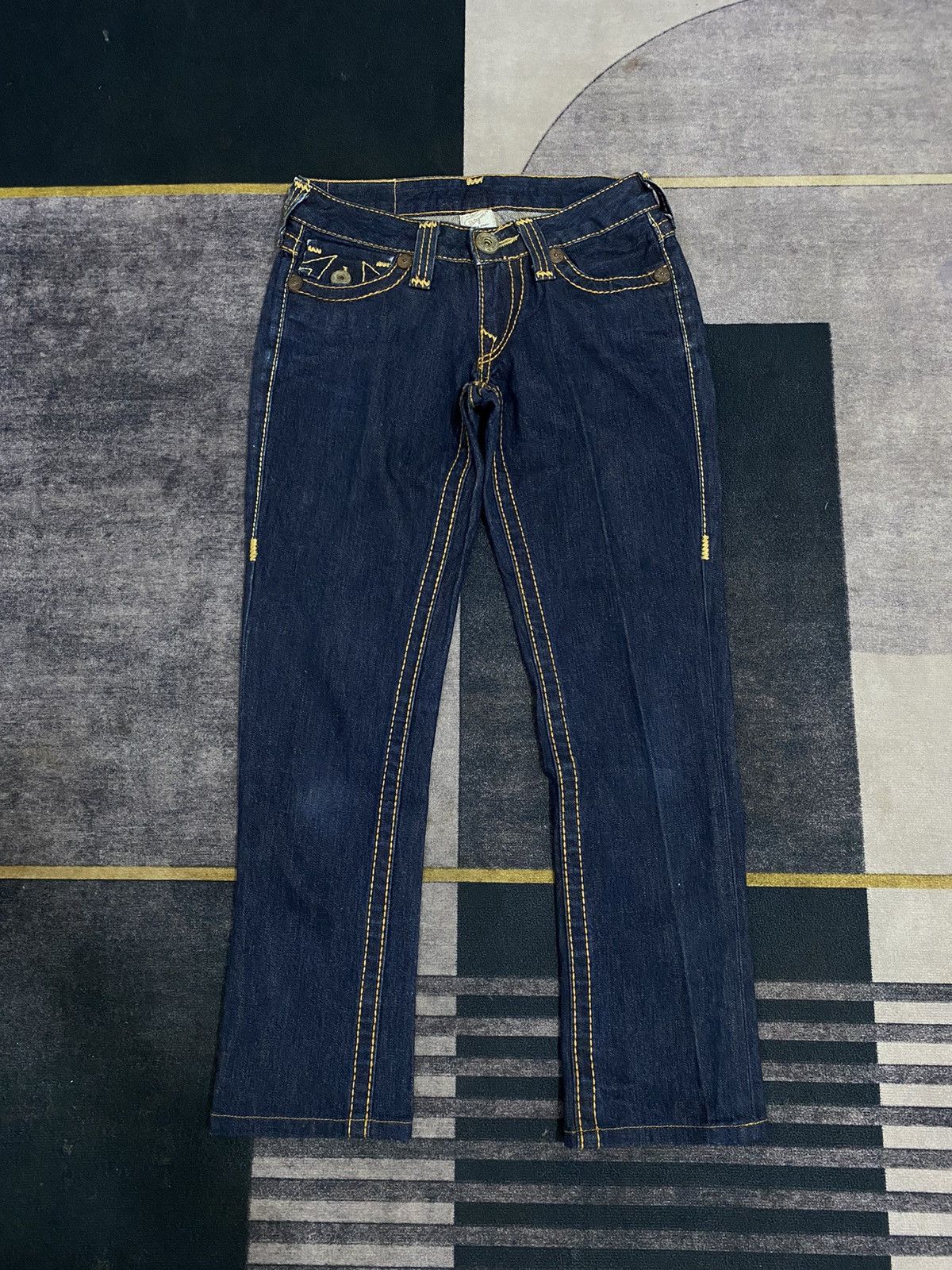 True Religion TRUE RELIGION FLARE BOOT CUT DENIM PANTS Size US 27 - 1 Thumbnail