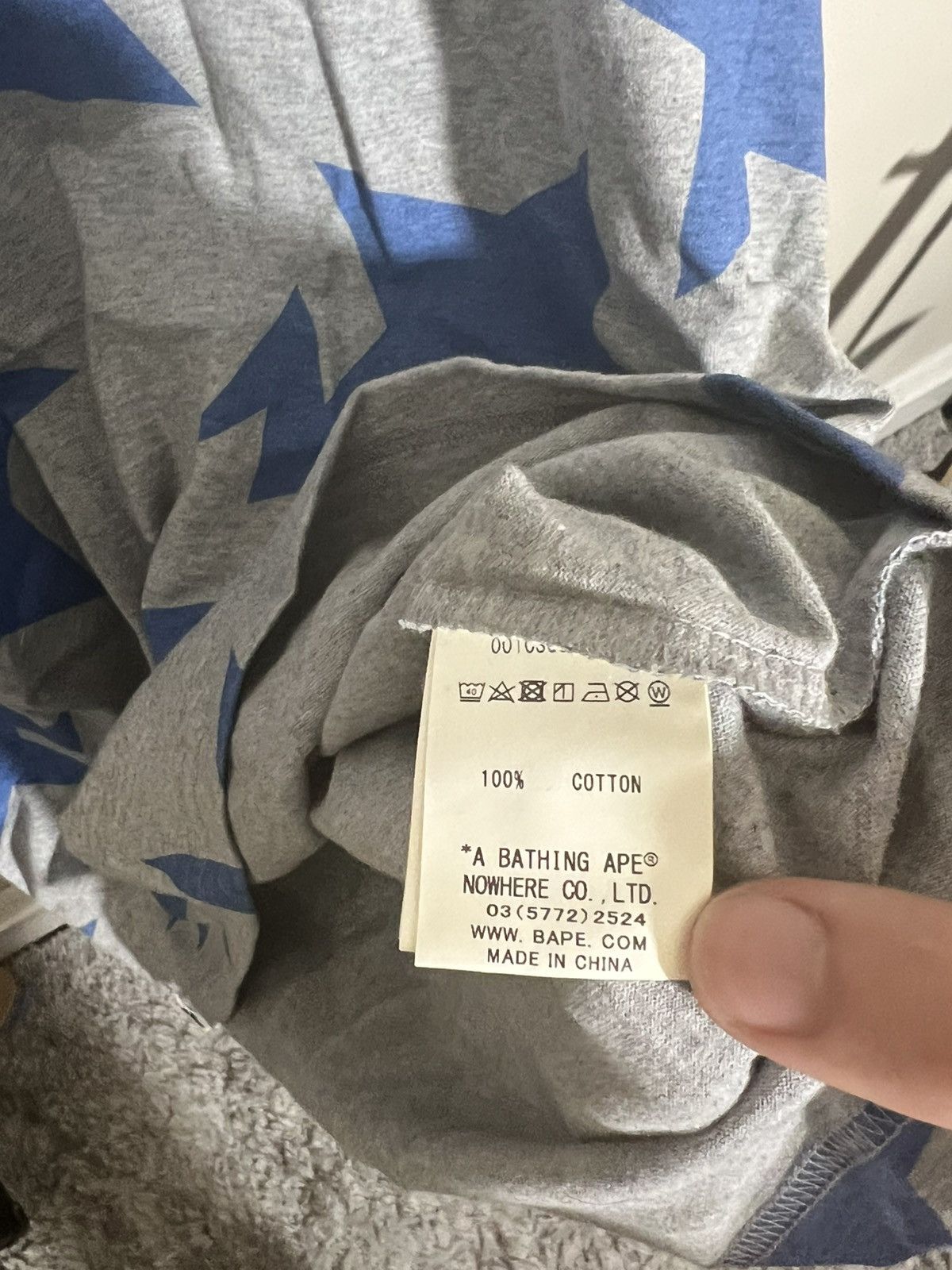 Bape BAPE Relaxed STA Pattern Tee Size US XL / EU 56 / 4 - 7 Thumbnail