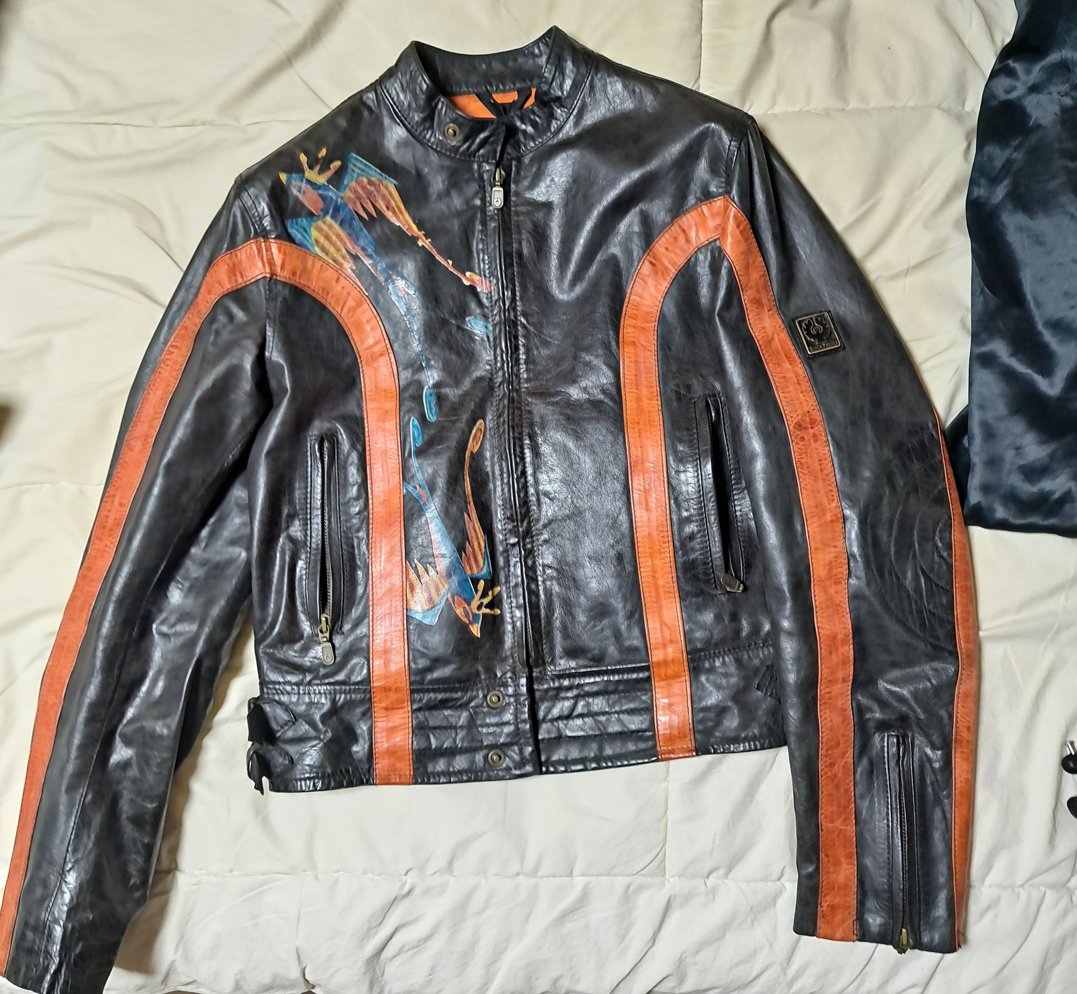 Belstaff BELSTAFF BLACK PRINCE SIZE XXXL leather jacket | Grailed