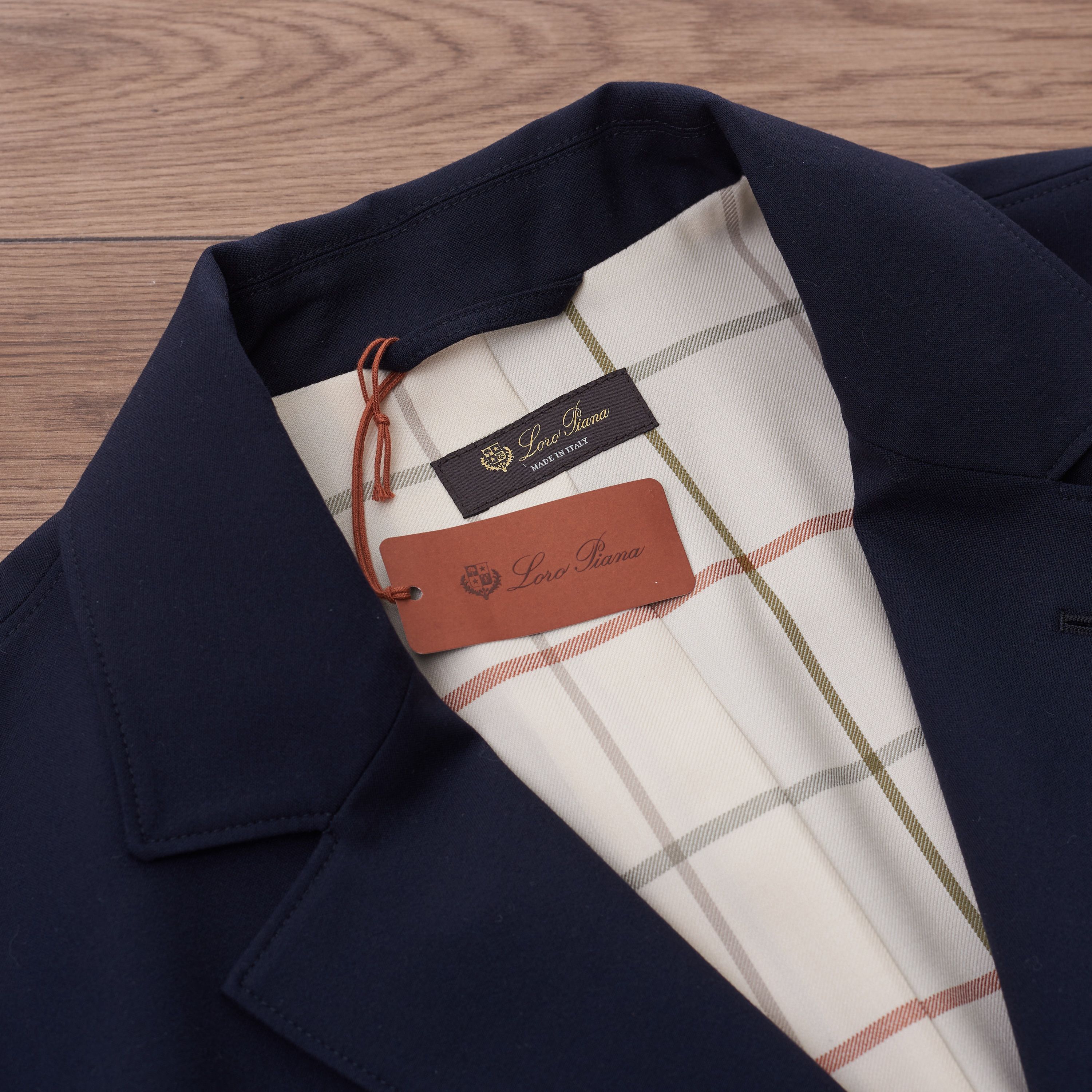 Loro Piana Wallaston Coat In Navy Blue Stretch Wool Size US S / EU 44-46 / 1 - 12 Thumbnail