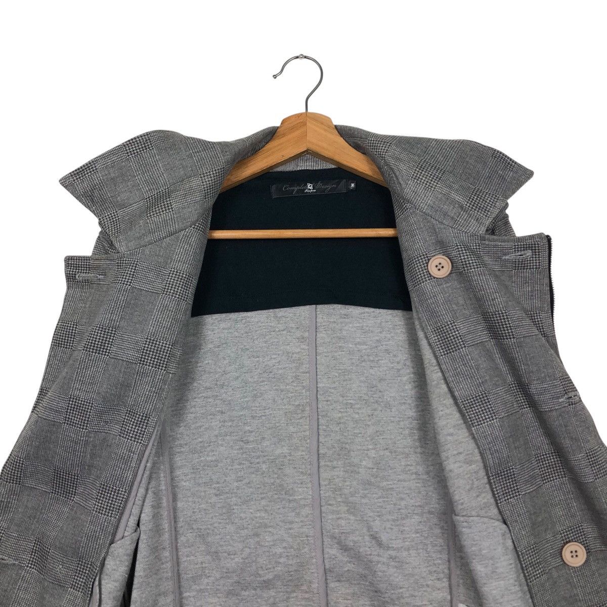 Japanese Brand 📌Cropped Biker Jacket Double Collar Pincponc Size US M / EU 48-50 / 2 - 13 Thumbnail