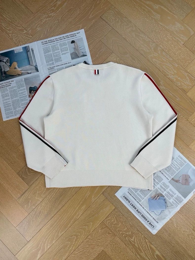 Thom Browne Thom Browne Round collar knit sweater Size US XXL / EU 58 / 5 - 2 Thumbnail