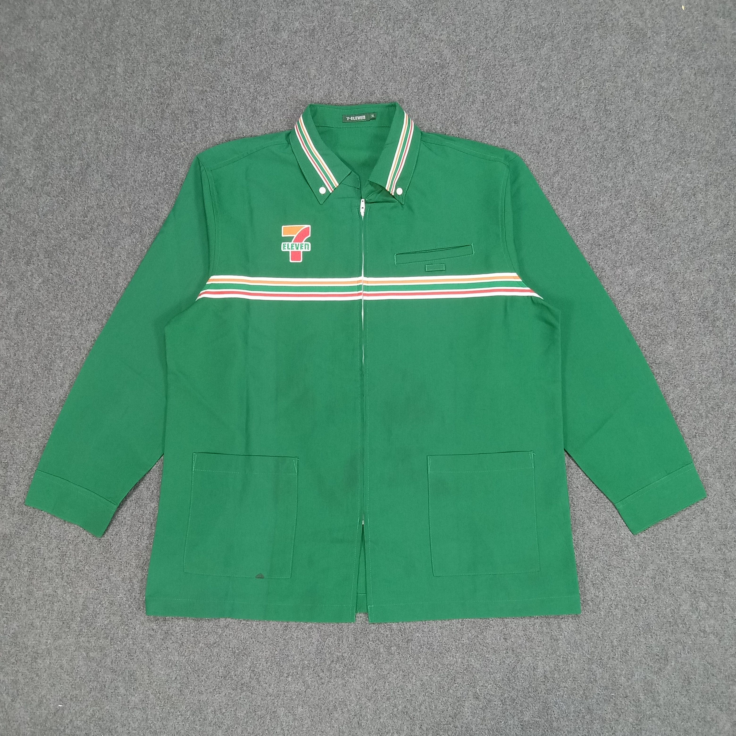 Japanese Brand × Vintage 7 Eleven Japanese Brand Uniform Jacket Size US L / EU 52-54 / 3 - 1 Thumbnail