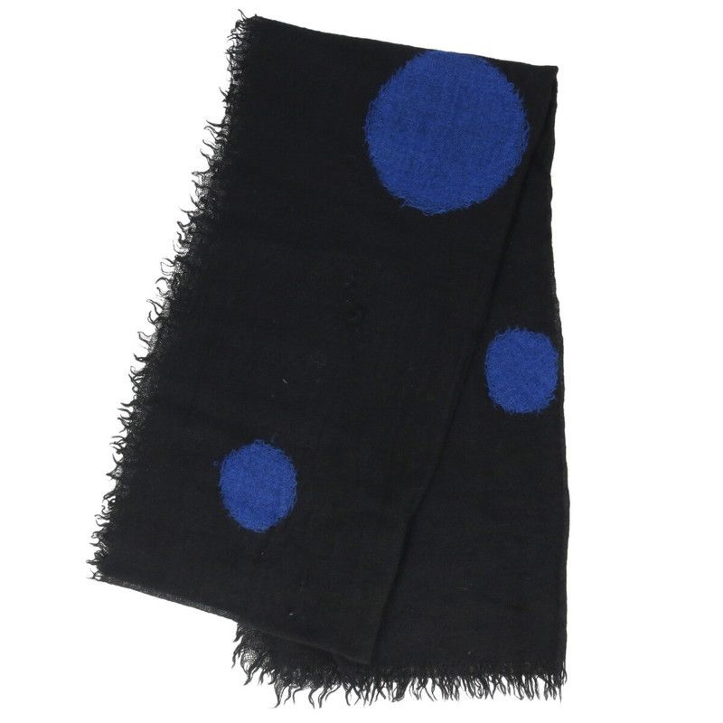 Yohji Yamamoto Yohji Yamamoto Large Dot Embroidered Wool Stole Size ONE SIZE - 1 Thumbnail