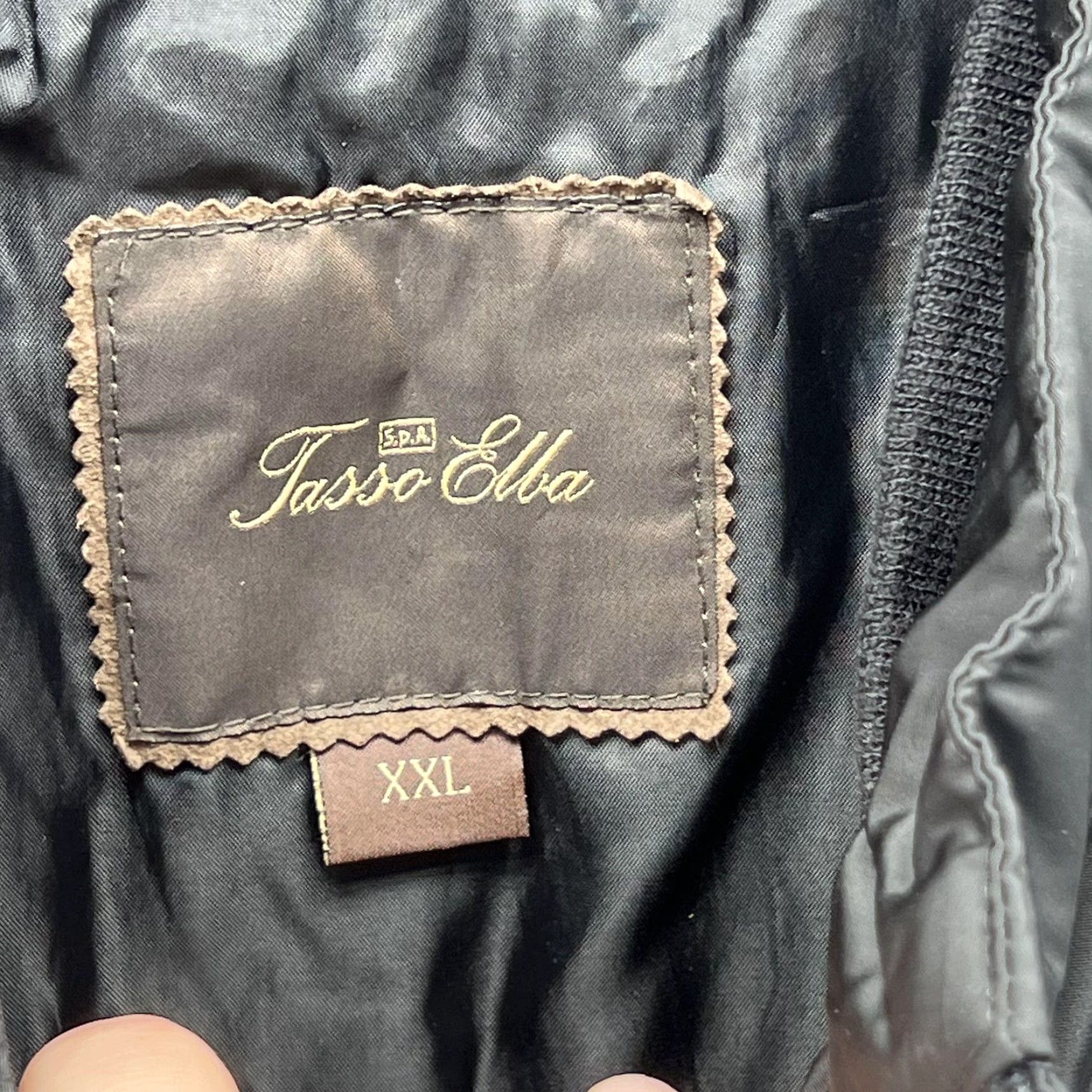 Tasso Elba Tasso Elba Jacket Mens 2XL Black Quilted Full Zip Stand Collar Casual Warm Regular My Logo Pockets Size US XXL / EU 58 / 5 - 6 Thumbnail
