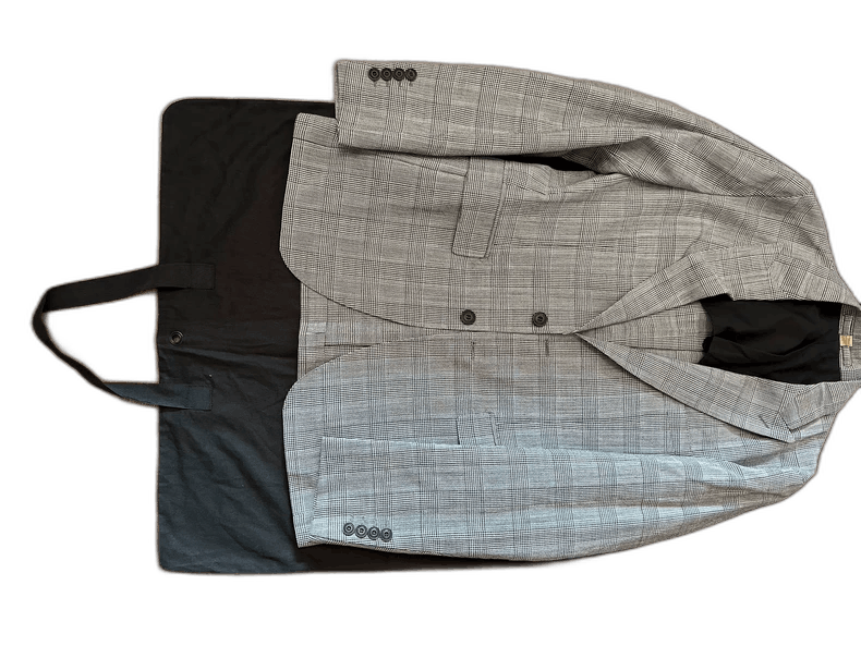 Burberry Burberry London Gray Check Blazer Size US M / EU 48-50 / 2 - 1 Thumbnail