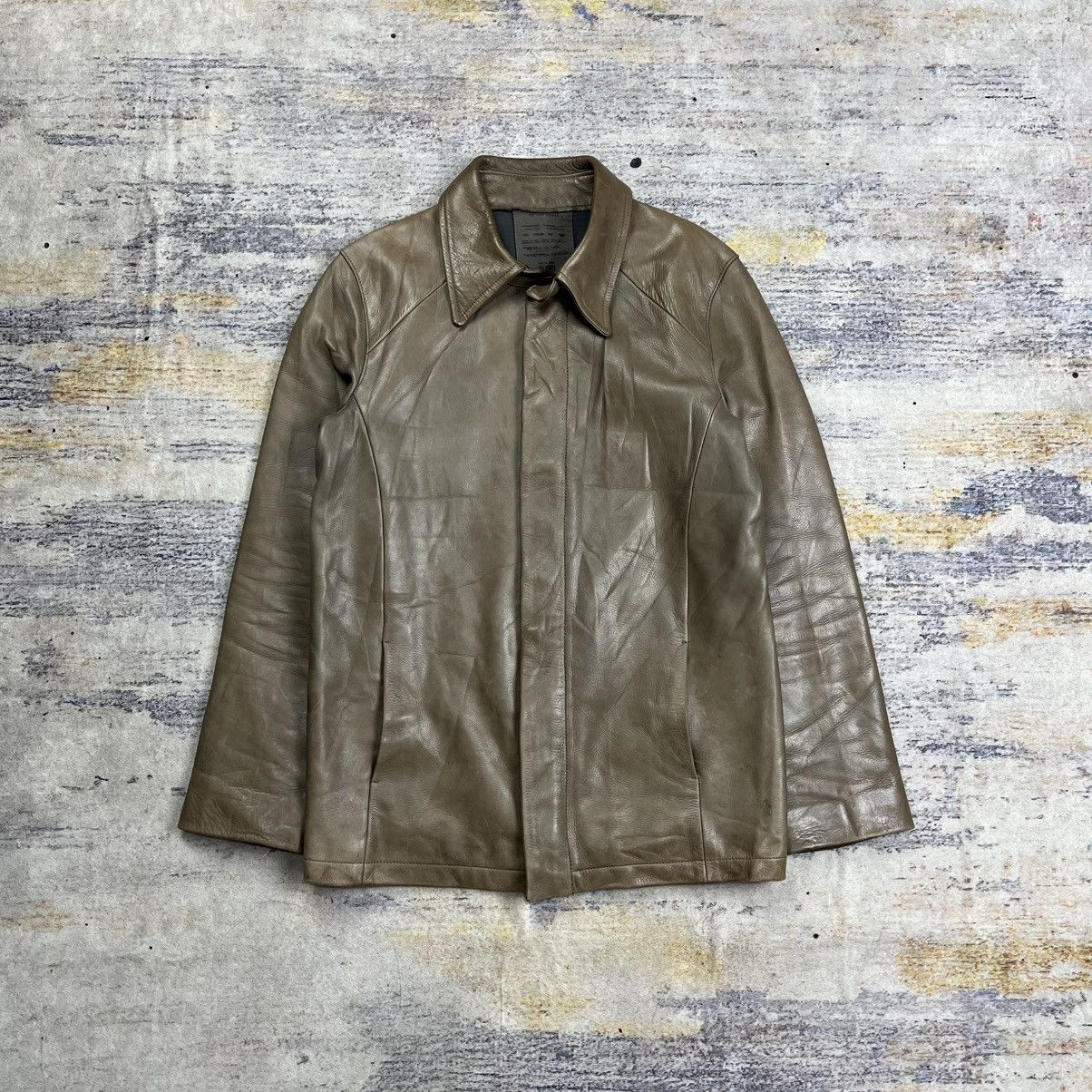 RIPVANWINKLE Rip Van Winkle double zipper steer leather jacket Size US M / EU 48-50 / 2 - 1 Thumbnail