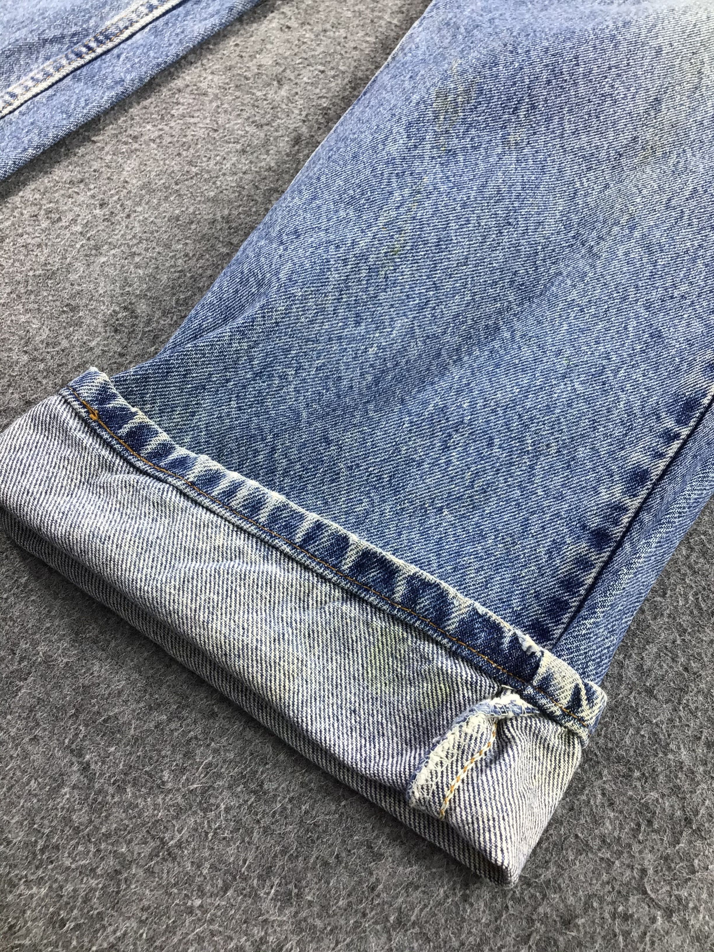 Levi's Vintage 90s Levi's 505 Jeans Orange Tab Denim KJ185 Size US 37 - 7 Thumbnail
