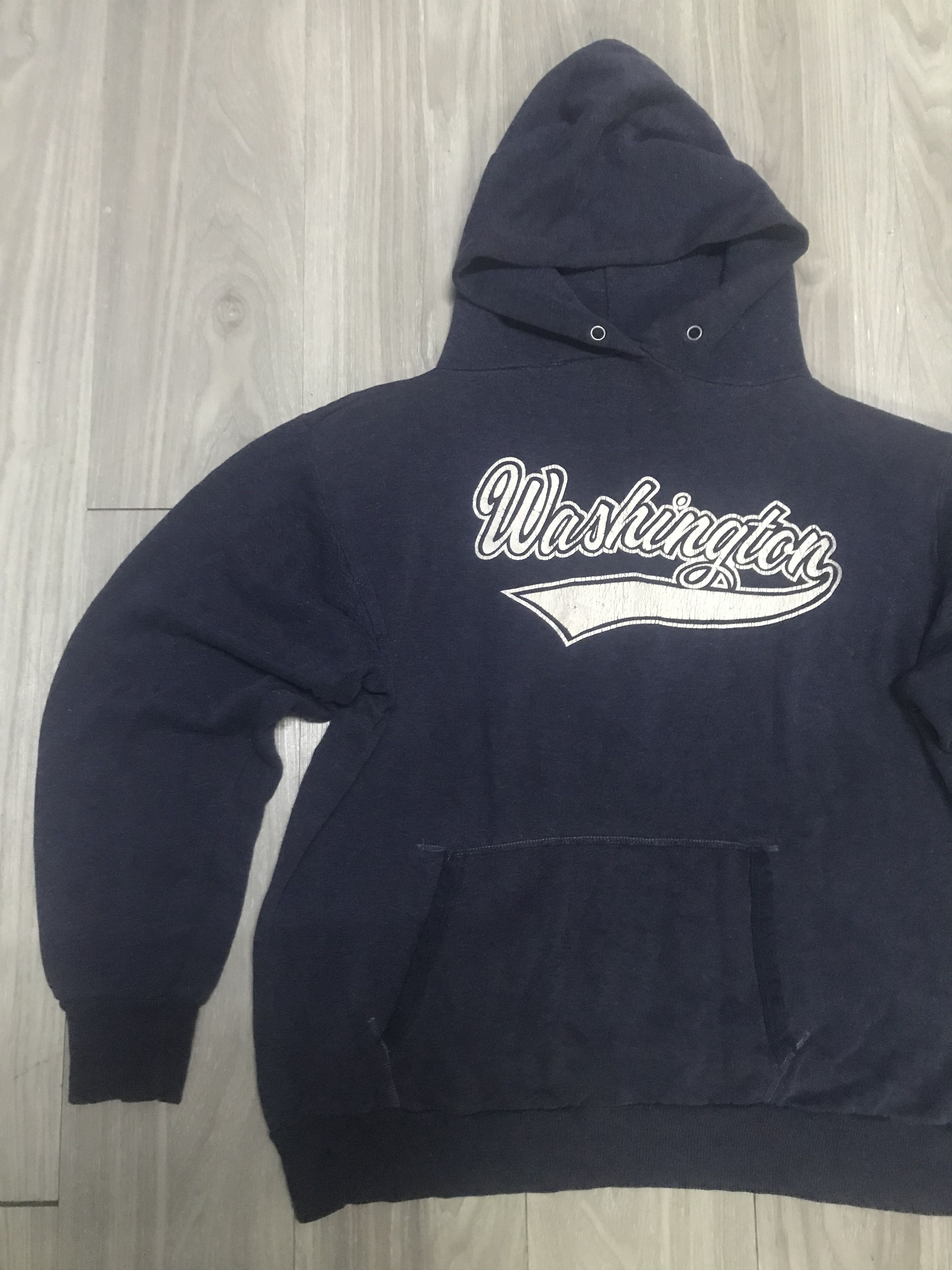 Hanes Vintage Washington Hoodie 60s 70s Size US M / EU 48-50 / 2 - 5 Thumbnail