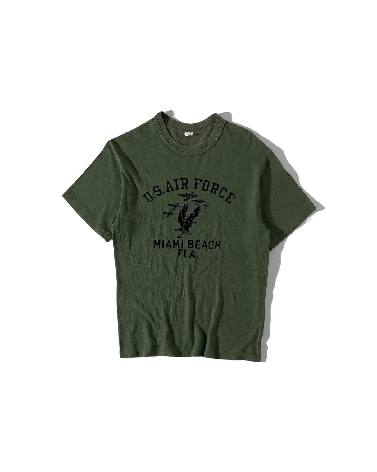 Warehouse & Co. Warehouse.co U.S Air Force Miami Beach FLA. Tshirt Size US M / EU 48-50 / 2 - 1 Thumbnail
