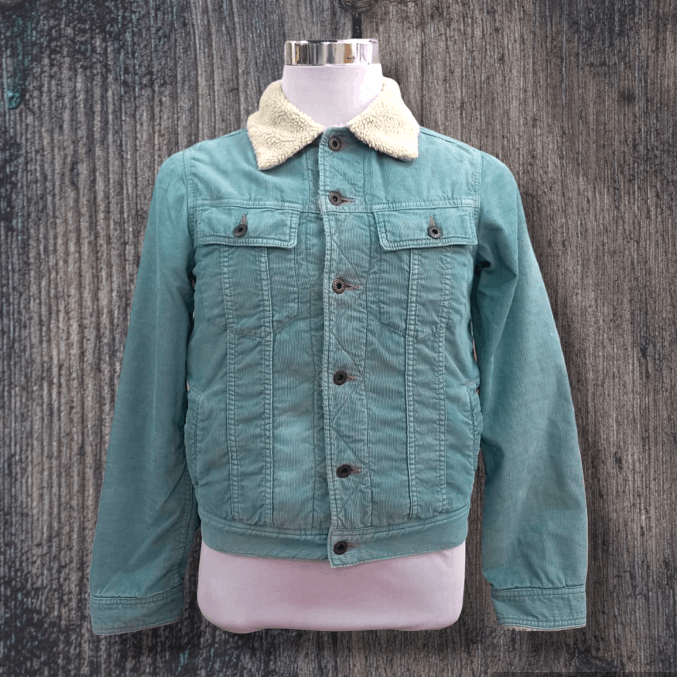 Vintage JOHNBULL Corduroy Sage Lined Sherpa Jacket