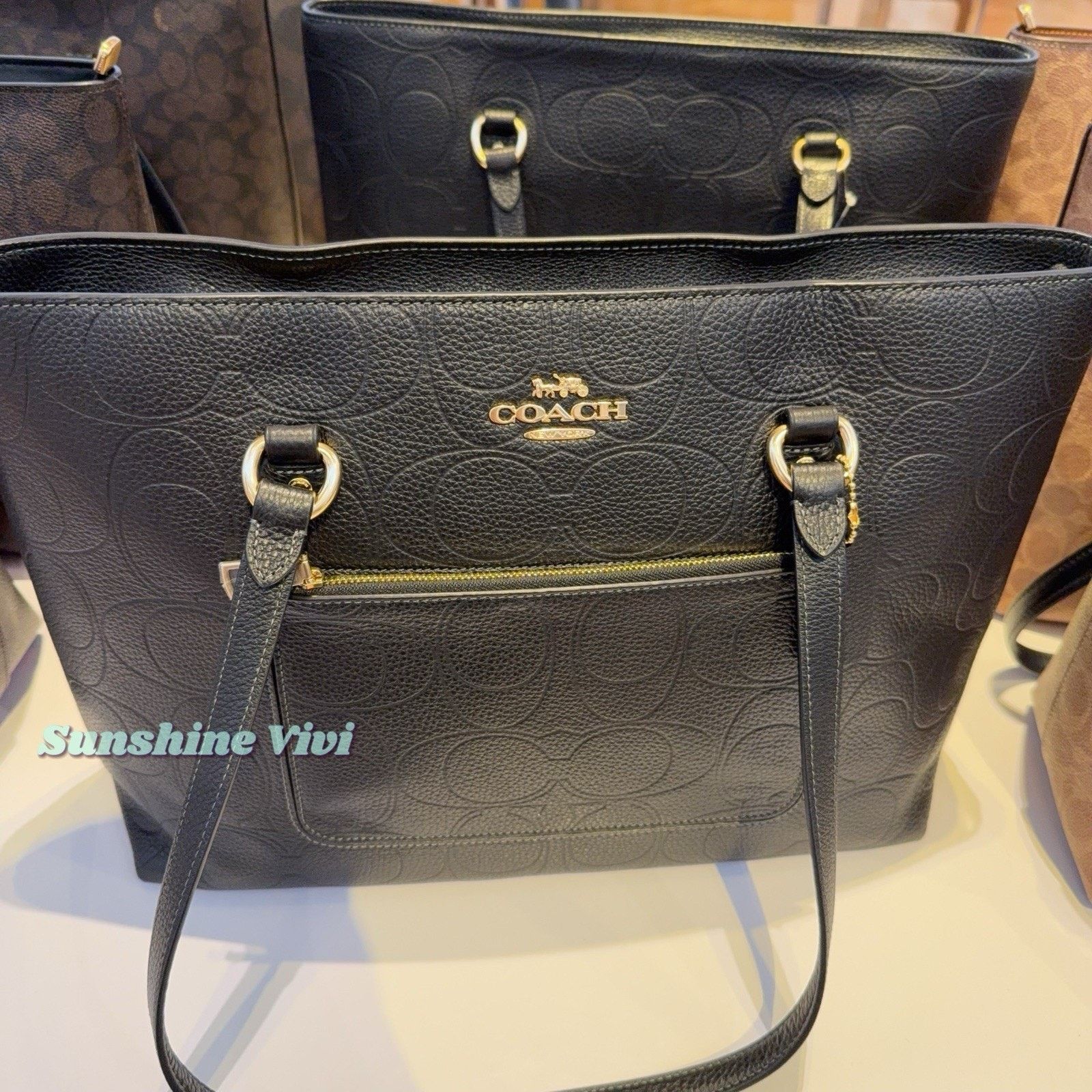 Coach NWT Bundle COACH CCD49 Station Tote & CCL35 Long Wallet Size ONE SIZE - 5 Thumbnail
