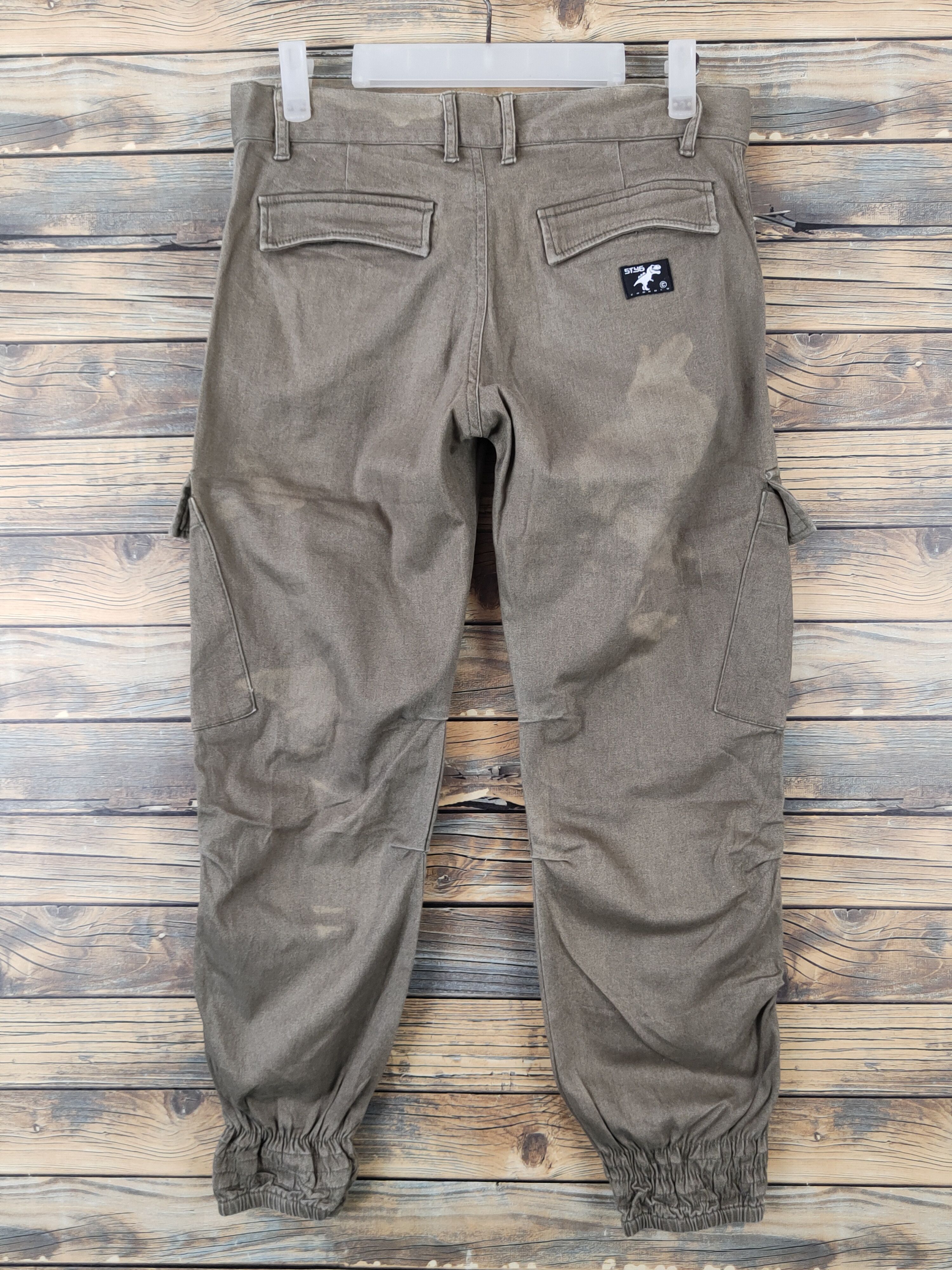 Japanese Brand Japanese Brand Olive Multipocket Tactical Joggers #W1916 Size US 31 - 7 Thumbnail