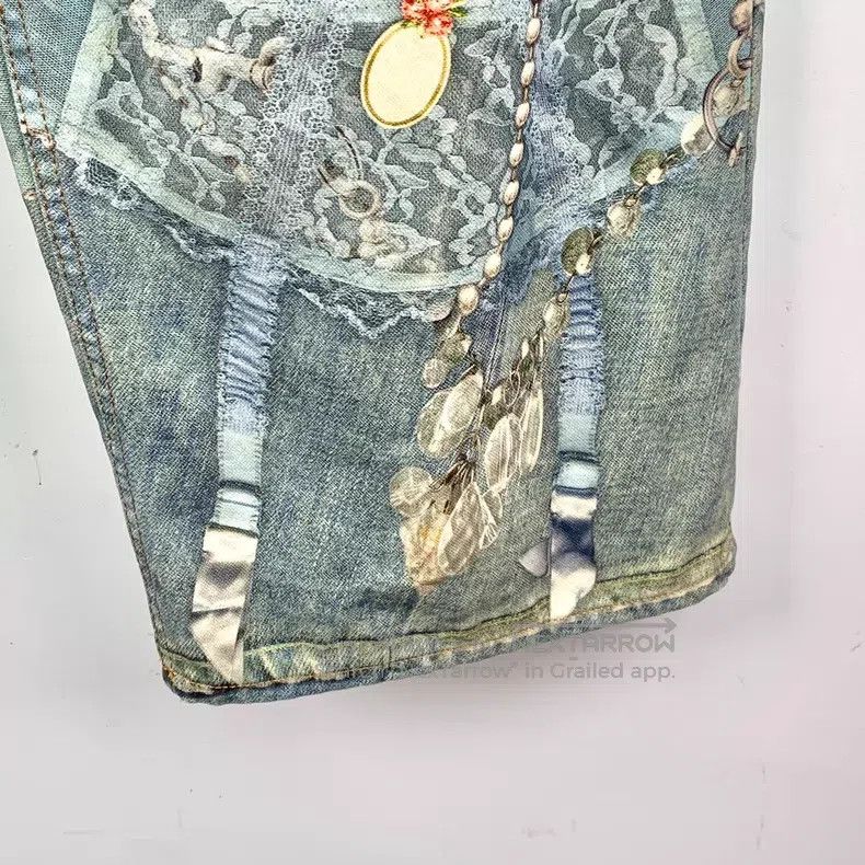 Acne Studios Acne Studios size M Light Blue Gradient 1981 Lace Pearl Cha Size US 27 - 4 Thumbnail