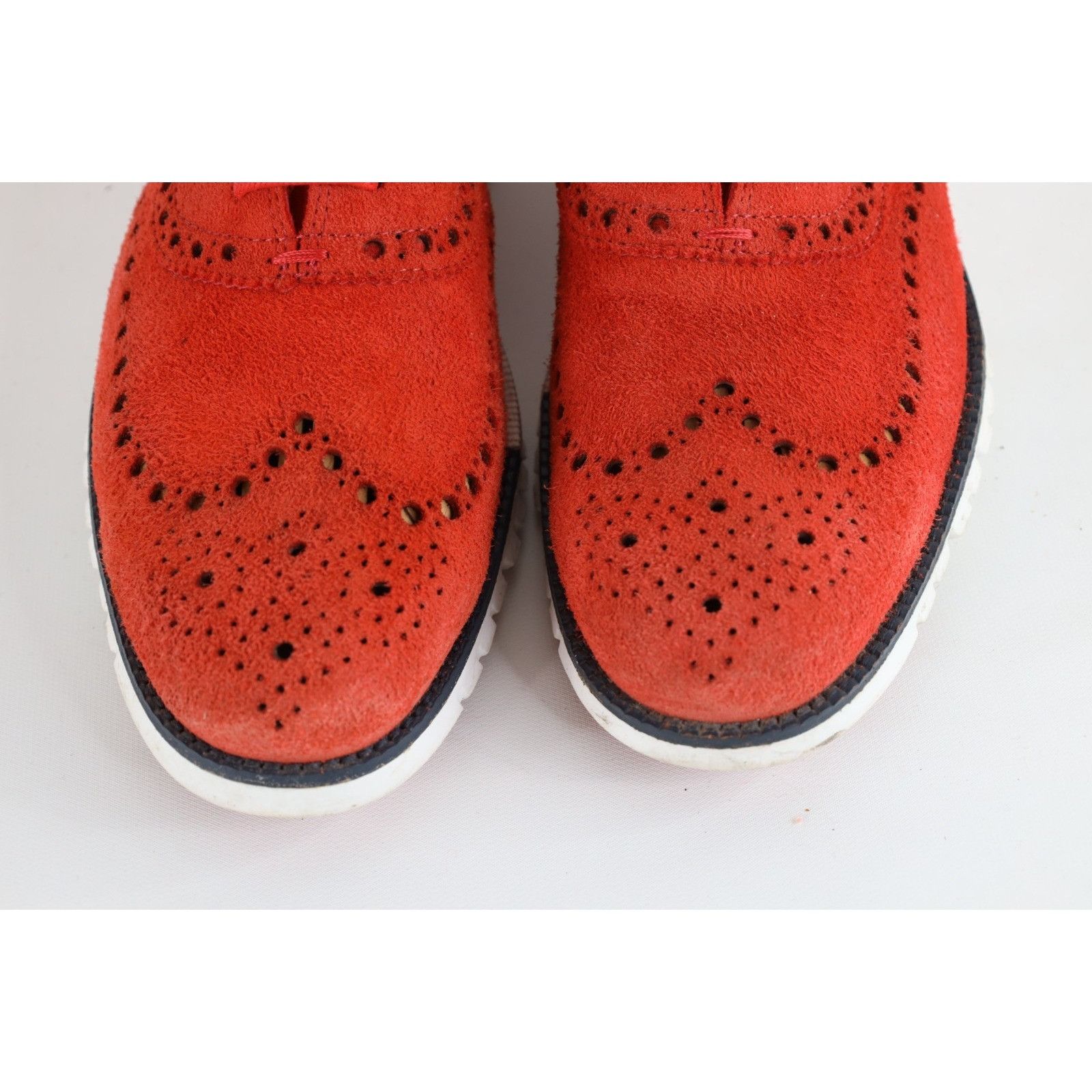 Cole Haan Cole Haan Zerogrand Suede Leather Oxford Wingtips Shoes Size US 10 / EU 43 - 3 Thumbnail