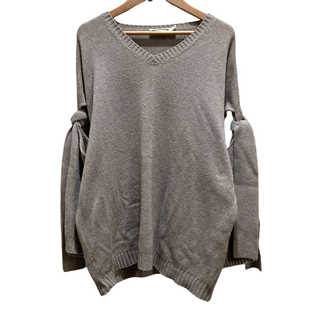 Jil Sander Jil Sander Jil Sander V-Neck Knit Sweater Textile Tops DUTY FREE for USA Size ONE SIZE - 1 Thumbnail