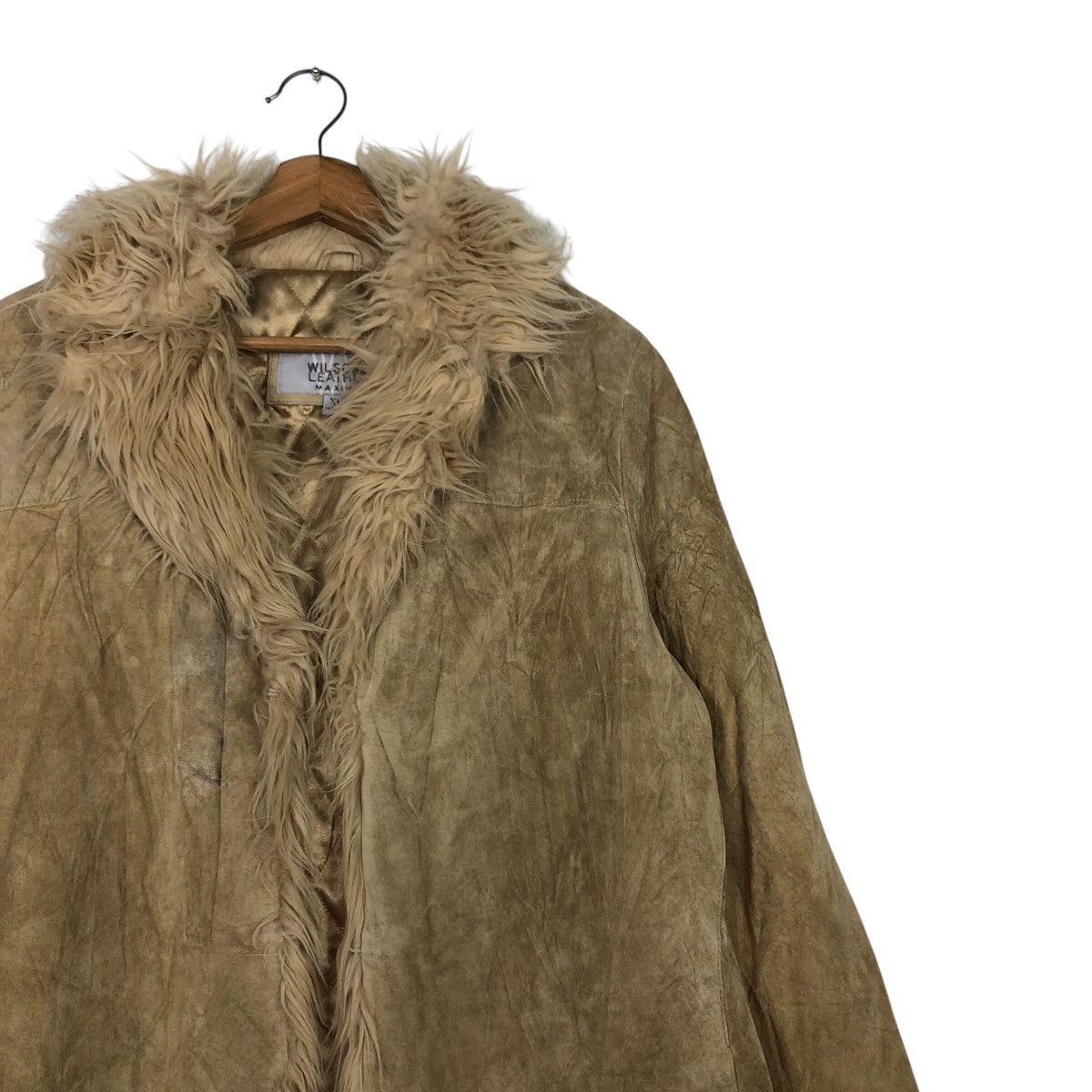 Japanese Brand 📌Vintage Shearling Leather Jacket Maxima Issey Miyake Fur Size US XL / EU 56 / 4 - 7 Thumbnail