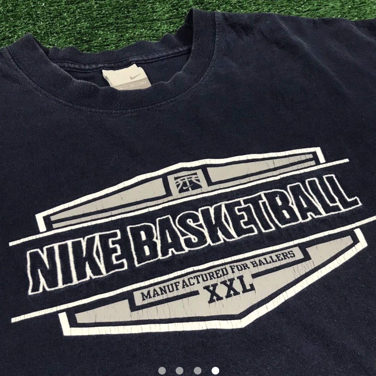 Nike Nike Shirt Mens XL Blue White Embroidered Basketball TShirt Size US XL / EU 56 / 4 - 4 Thumbnail