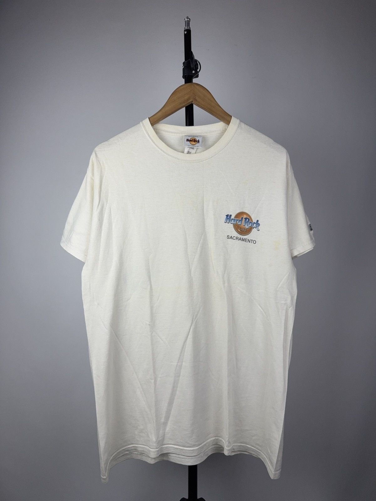 Hard Rock Cafe Vintage 90s Hard Rock Cafe Sacramento USA Graphic Tee Size US M / EU 48-50 / 2 - 2 Thumbnail