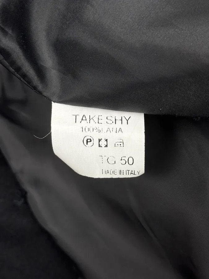 Vintage Takeshy Kurosawa Black Buttoned Officer Caban Jacket Size US M / EU 48-50 / 2 - 10 Thumbnail