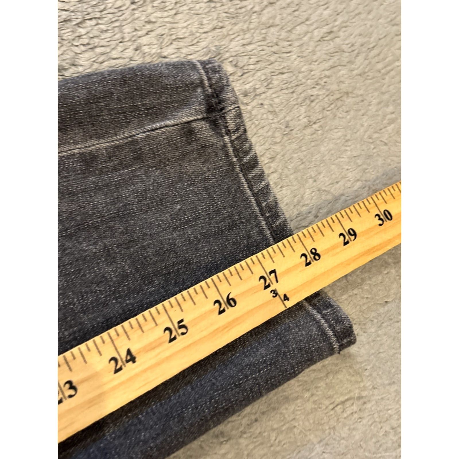 Talbots Talbots Jeans Womens 10 Slim Ankle Five Pocket Gray Stretch Denim Size 32" / US 10 / IT 46 - 6 Thumbnail