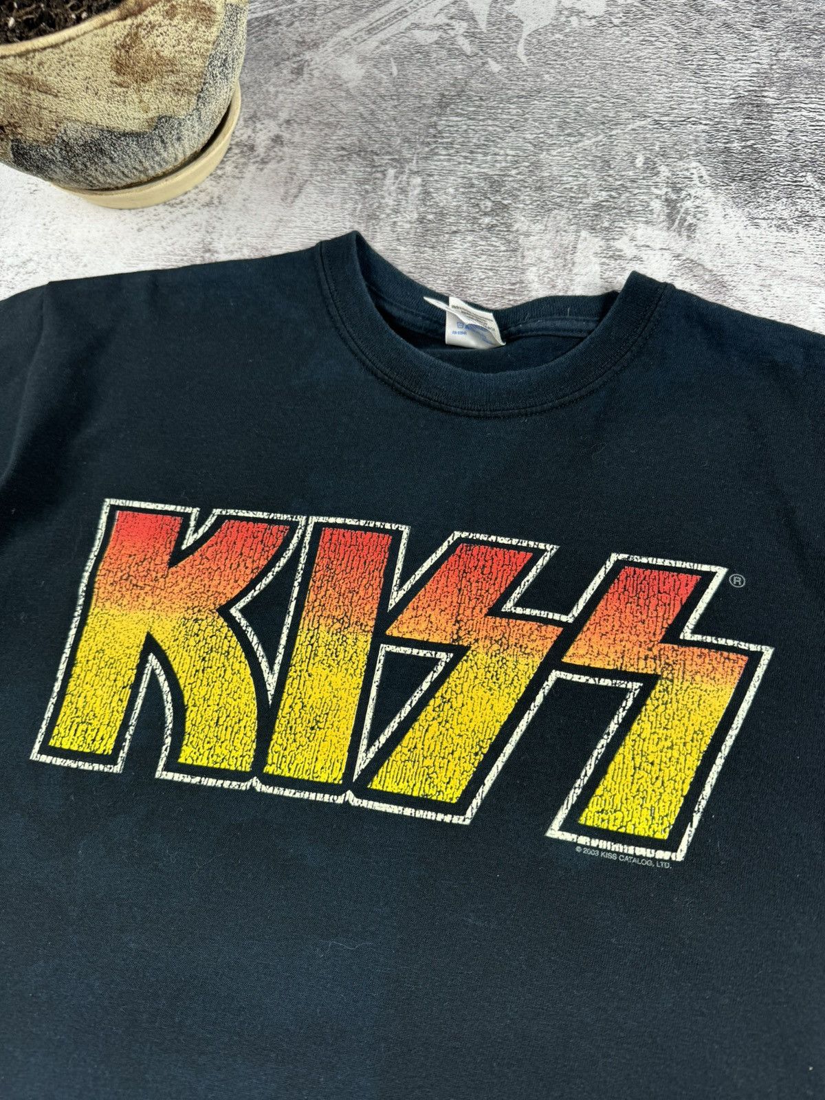 Band Tees Vintage 90S Kiss 2003 Retro Punk Tour Merch Devil Tee T Shirt Size US M / EU 48-50 / 2 - 7 Thumbnail