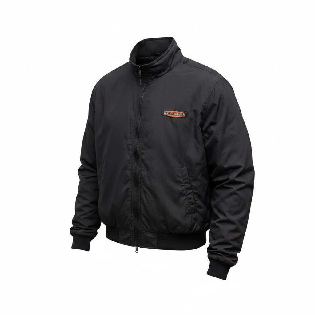 Harley Davidson HARLEY DAVIDSON MEN'S NYLON RIDING GEAR MOTO JACKET Size US M / EU 48-50 / 2 - 3 Thumbnail
