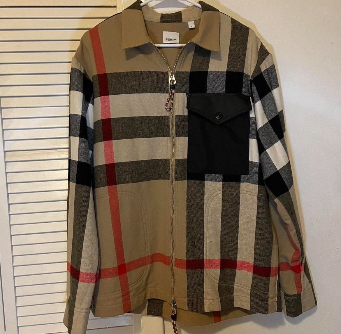 Burberry Burberry Beige Check Hatcher Shirt Size US M / EU 48-50 / 2 - 1 Thumbnail