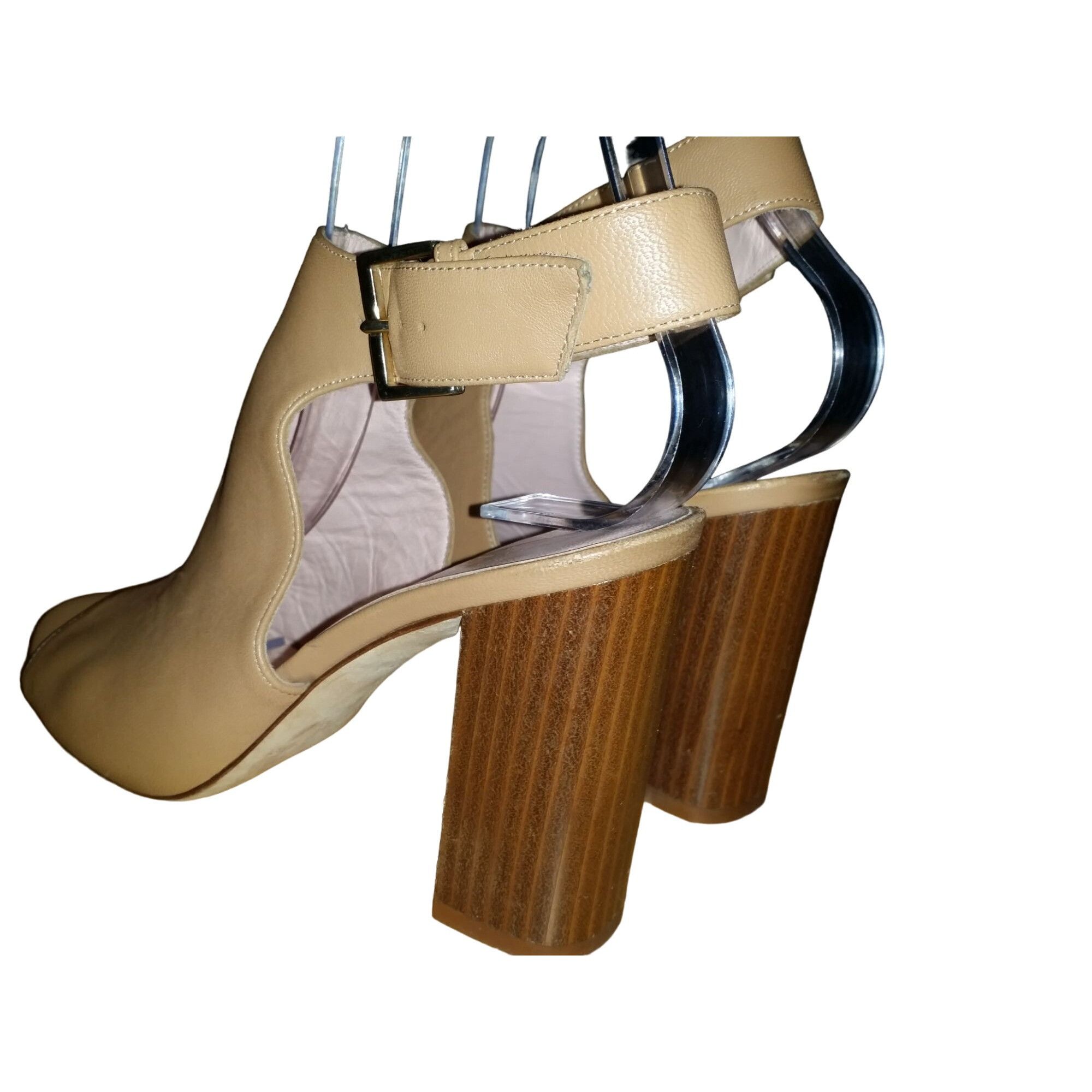 Kate Spade Kate Spade New York Olivia Scalloped Heels Women Sz 7B Nude Size US 7 / IT 37 - 2 Thumbnail