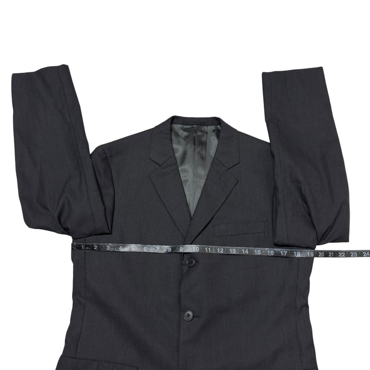 Yohji Yamamoto 769 90s Yohji Yamamoto D'URBAN A.A.R suit set up men vintage Size 38R - 7 Thumbnail