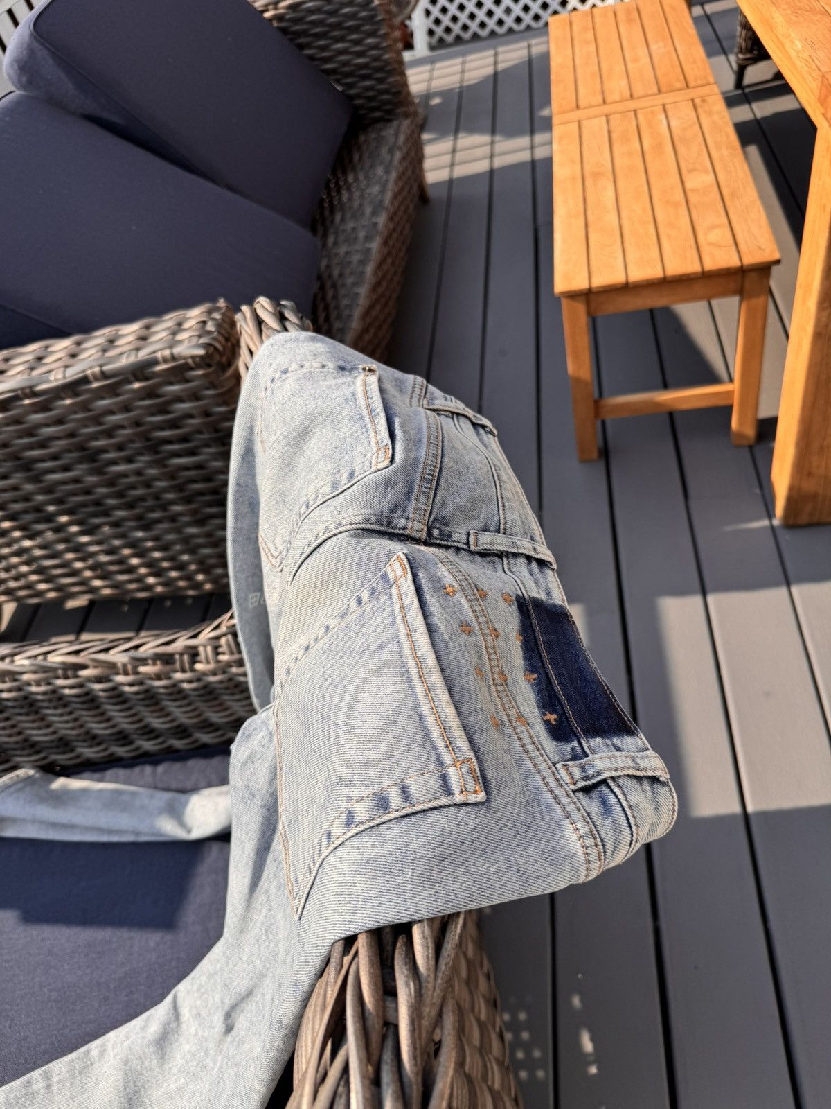 Ksubi Ksubi Light Blue Denim Jeans Size US 28 / EU 44 - 4 Thumbnail